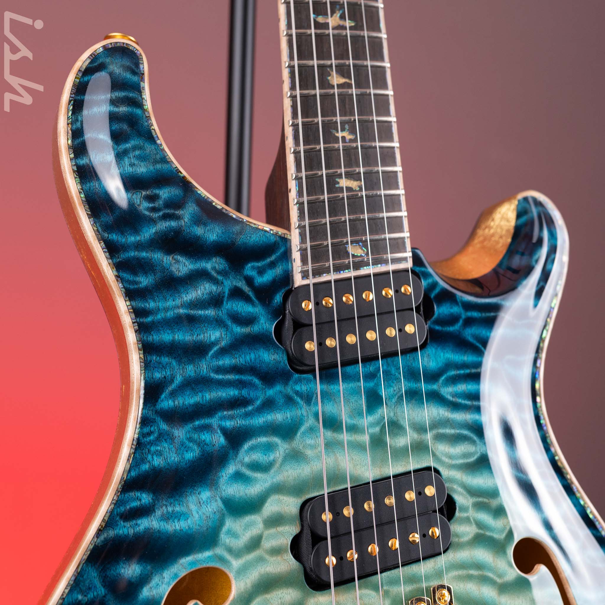 PRS Private Stock Custom 24 Semi-Hollow Multiscale Sub-Zero Glow #9999 - Image 5