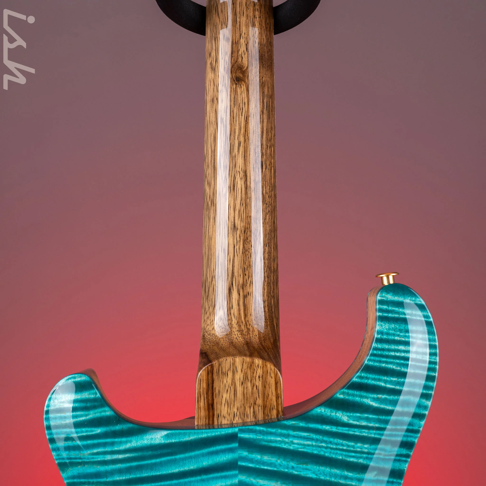 PRS Private Stock Hollowbody II Bahamian Blue Dragon's Breath - Image 13
