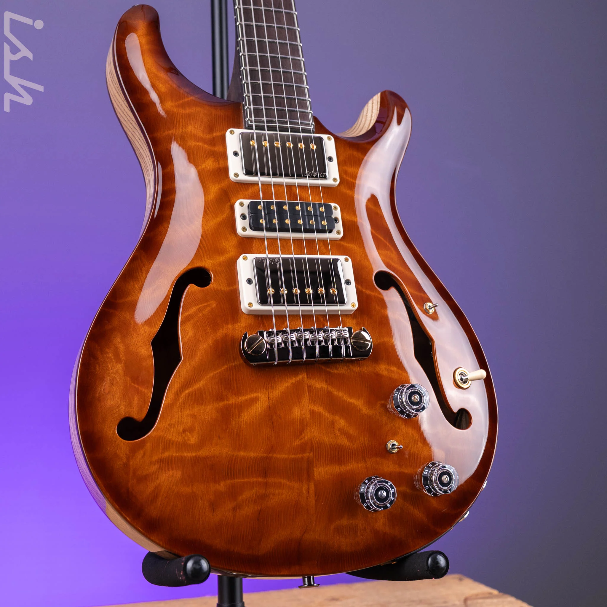 PRS Private Stock Hollowbody II Piezo Redwood & Brazilian Rosewood