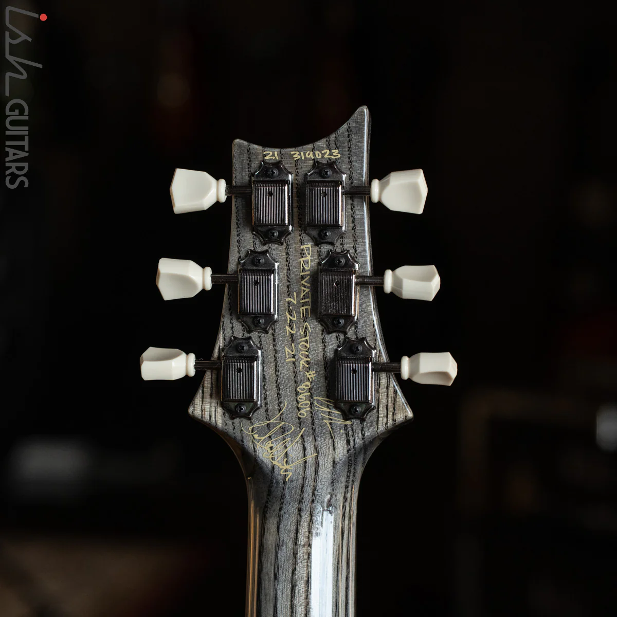 PRS Private Stock Hollowbody II Piezo 24 Fret Swamp Ash Grey Wash - Image 14
