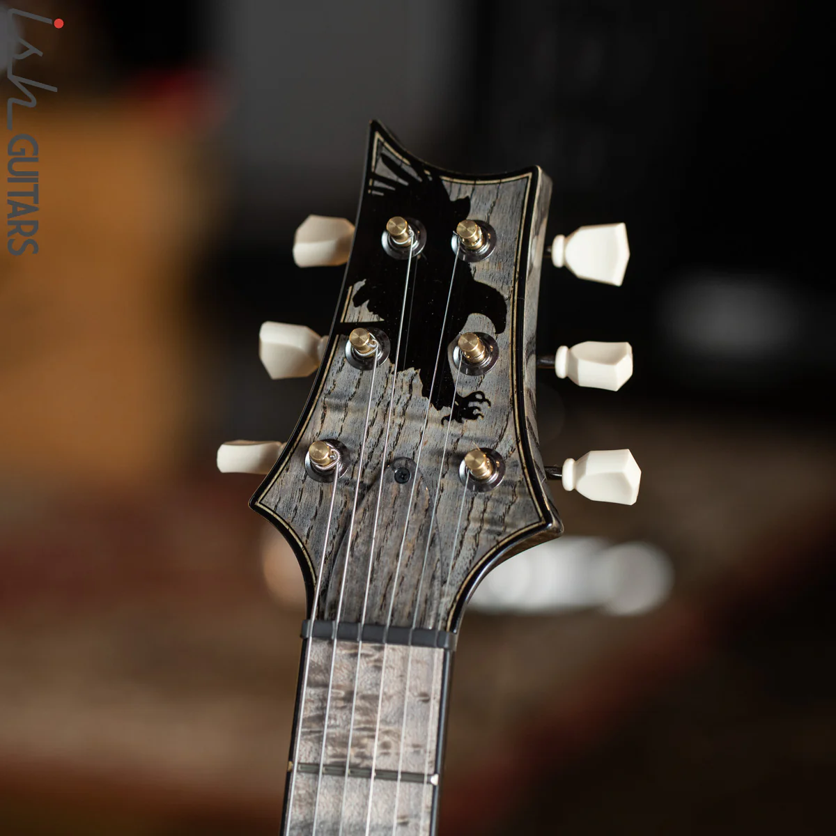 PRS Private Stock Hollowbody II Piezo 24 Fret Swamp Ash Grey Wash - Image 8