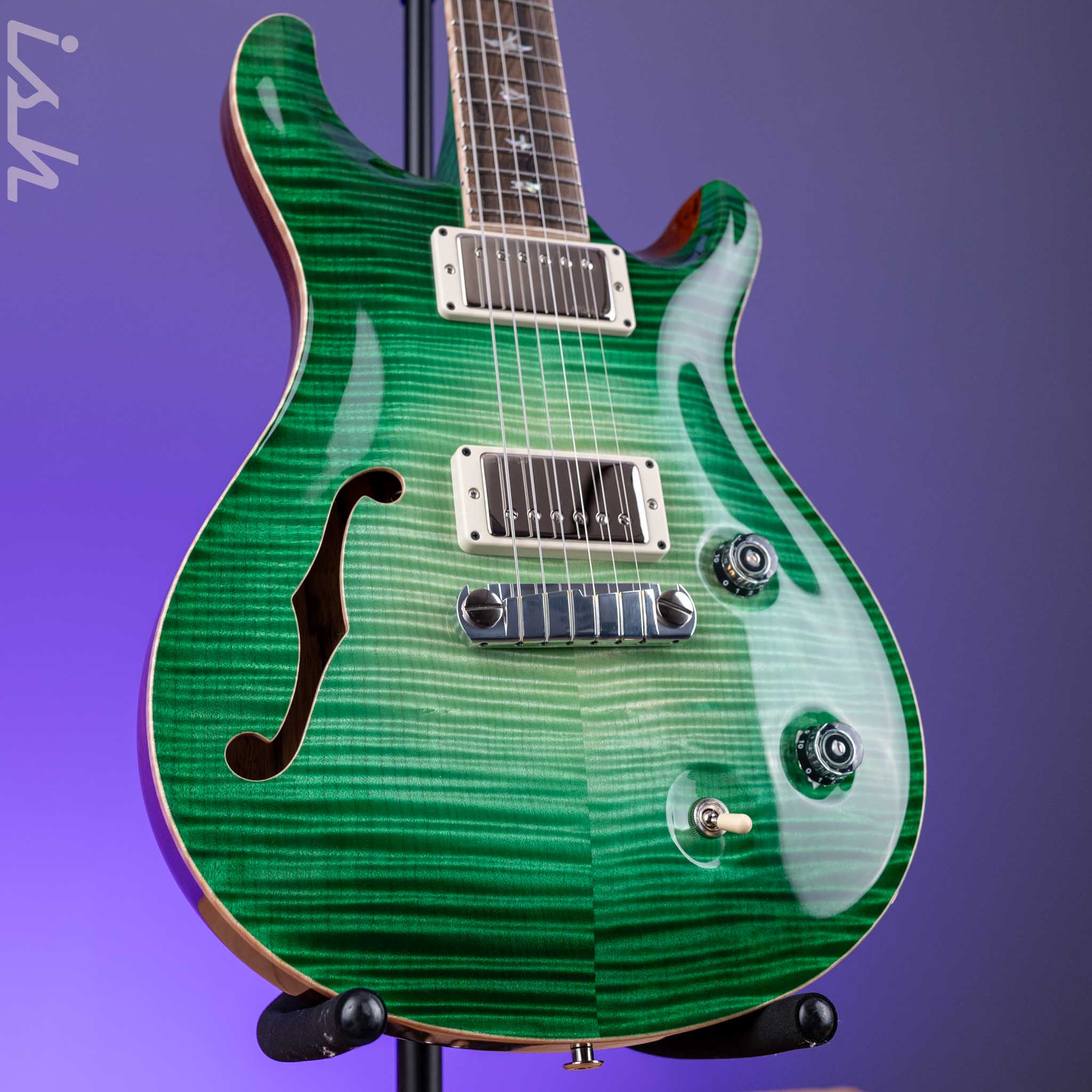 PRS Private Stock McCarty Semi-Hollow Emerald Green Glow