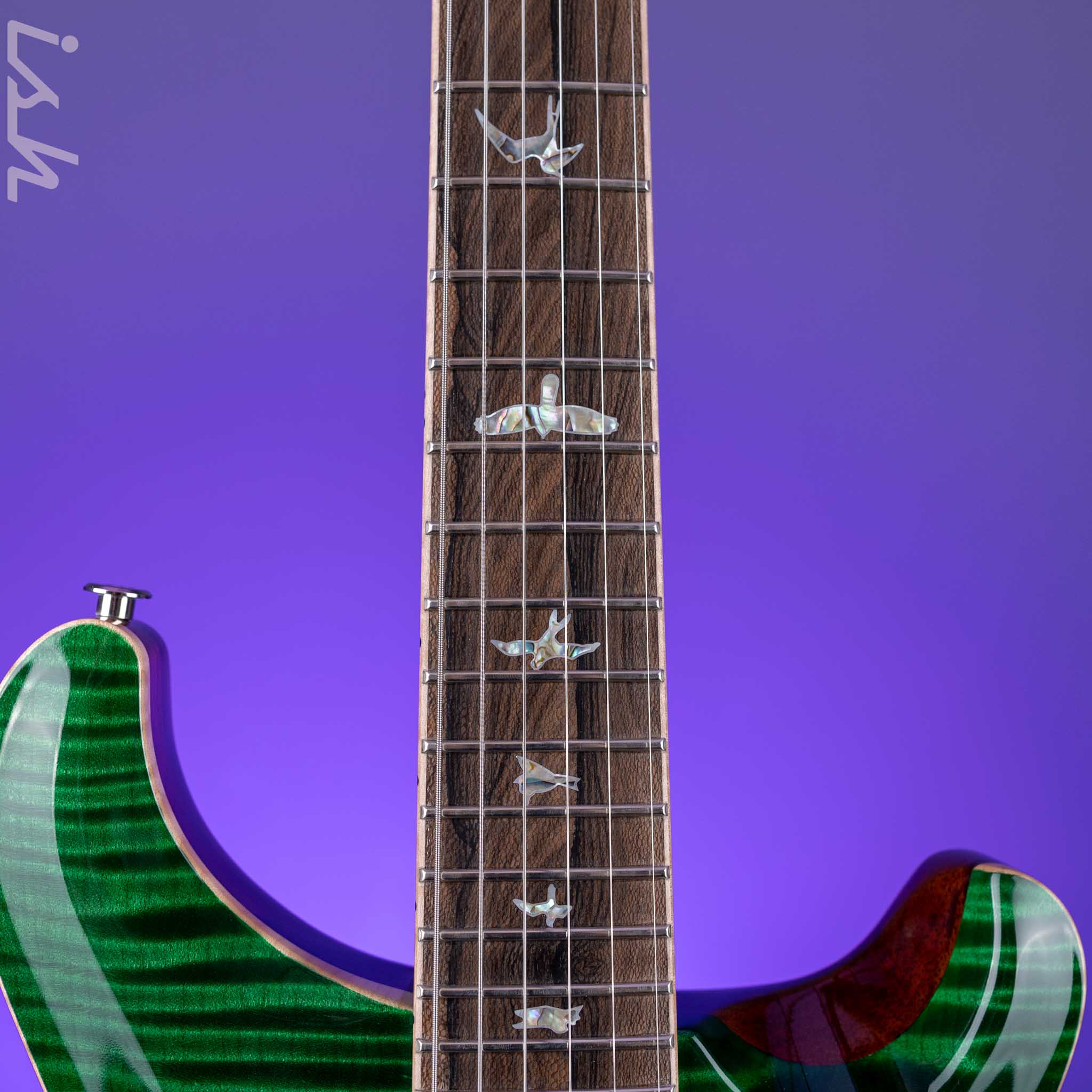 PRS Private Stock McCarty Semi-Hollow Emerald Green Glow - Image 5