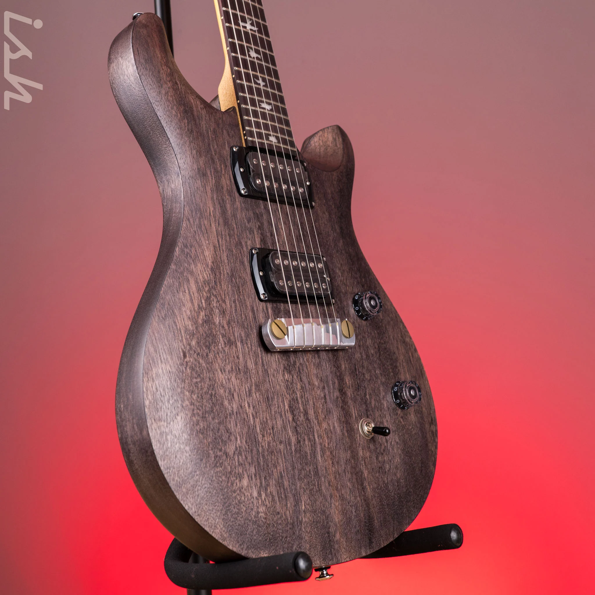 PRS PRS SE CE 24 Standard Stoptail Satin Charcoal - Image 3