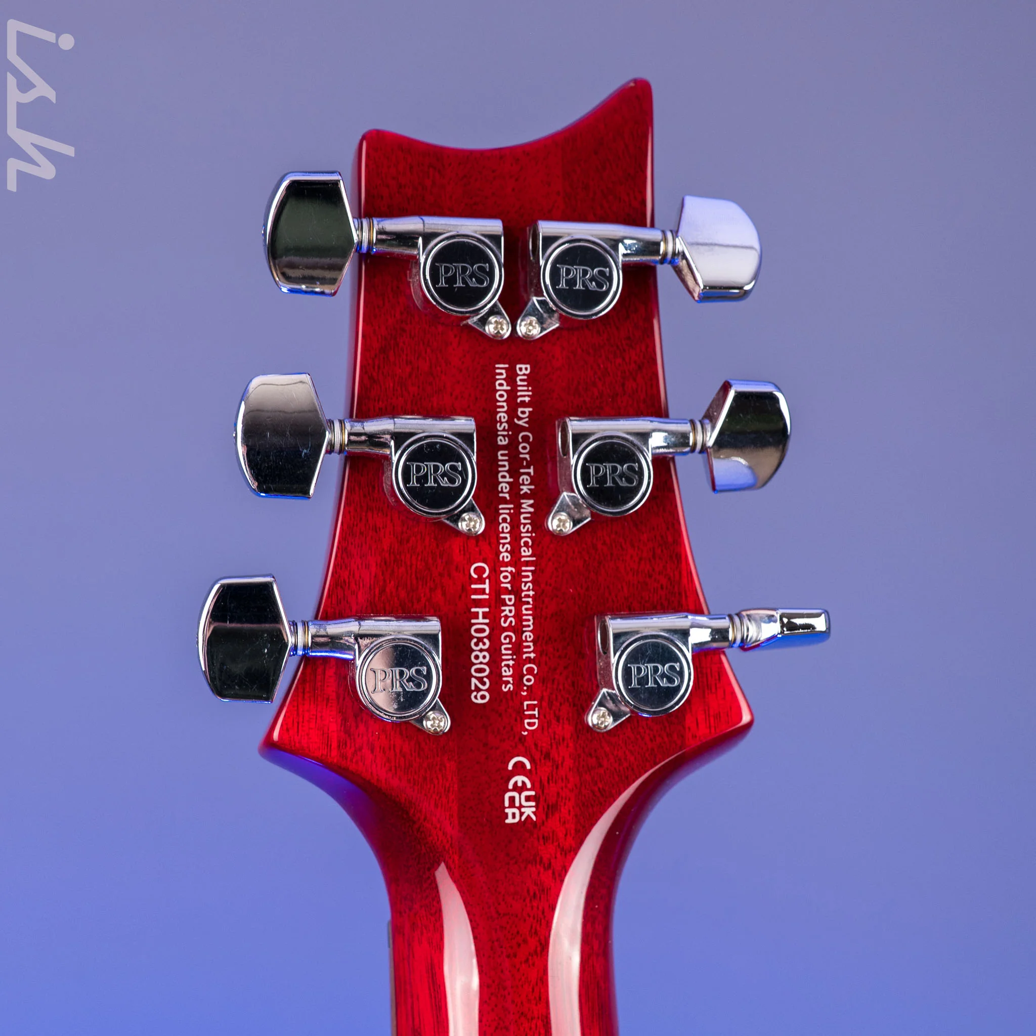 PRS SE DGT Standard Moon Inlay Vintage Cherry - Image 11