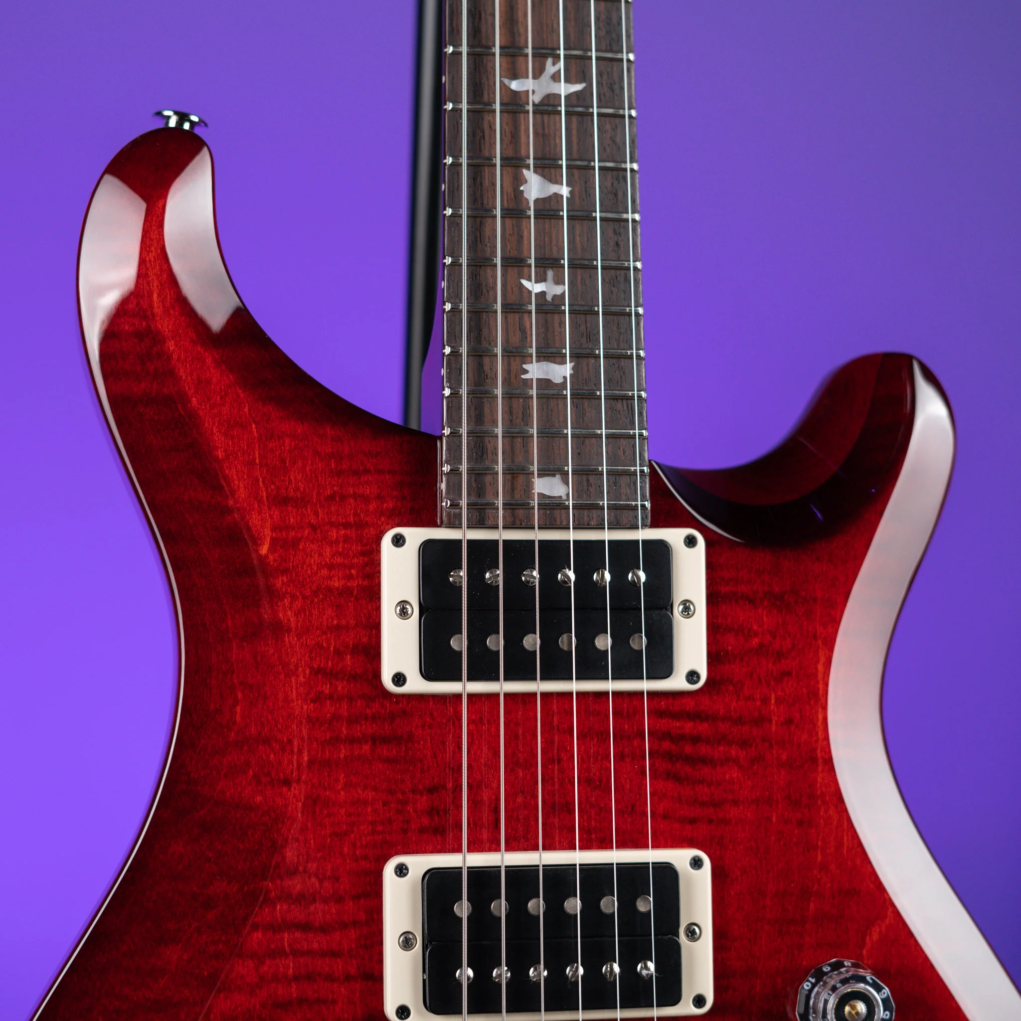 PRS S2 10th Anniversary Custom 24 Fire Red Burst - Image 3
