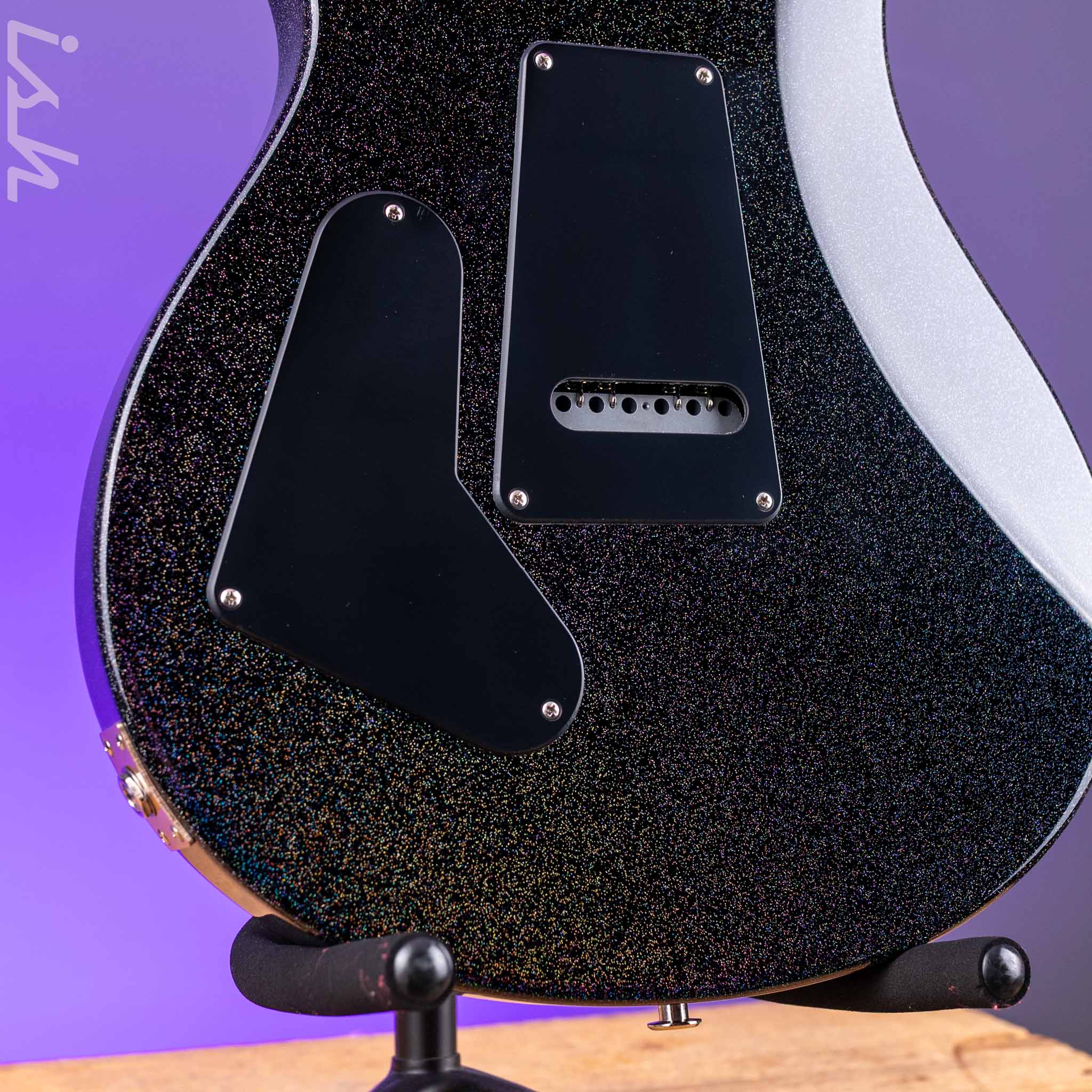 PRS S2 Custom 24-08 Black Rainbow Hollowflake Custom Color - Image 10