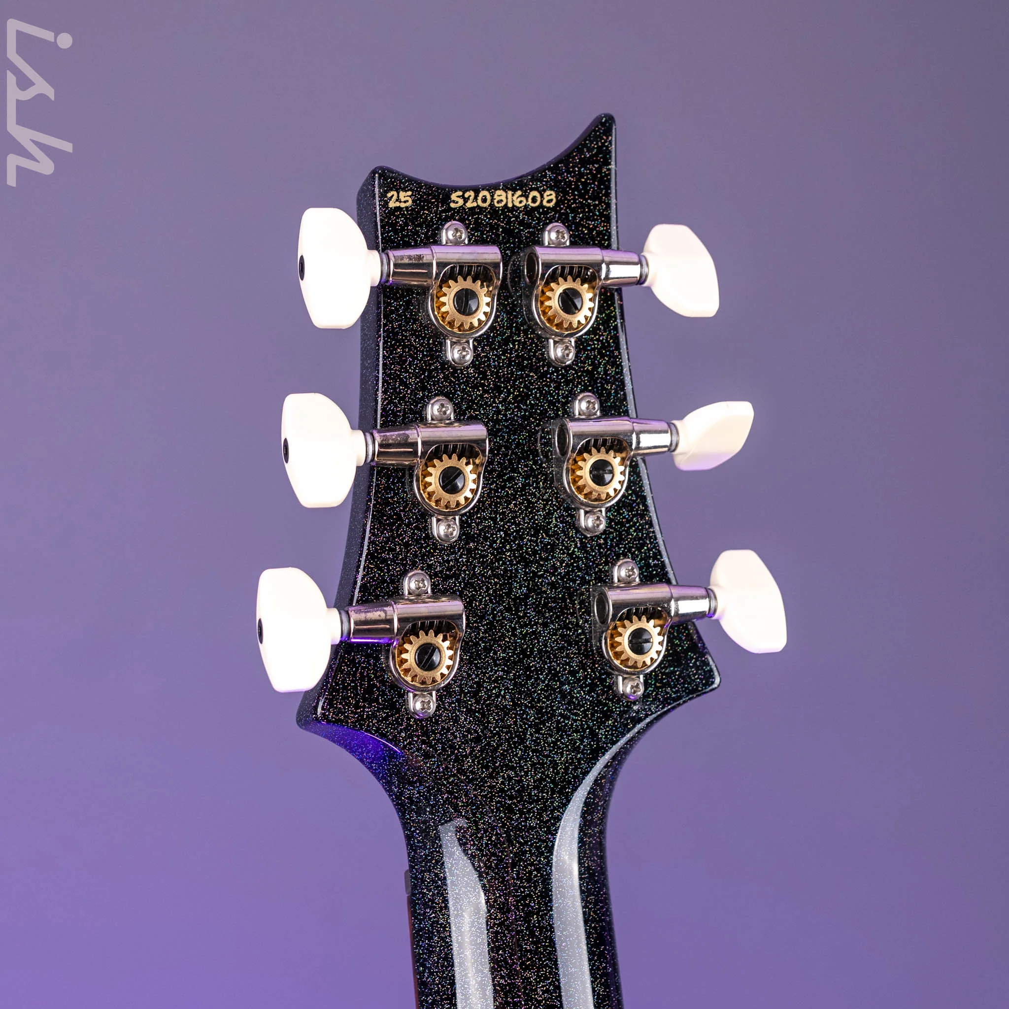 PRS S2 Custom 24-08 Black Rainbow Hollowflake Custom Color - Image 11
