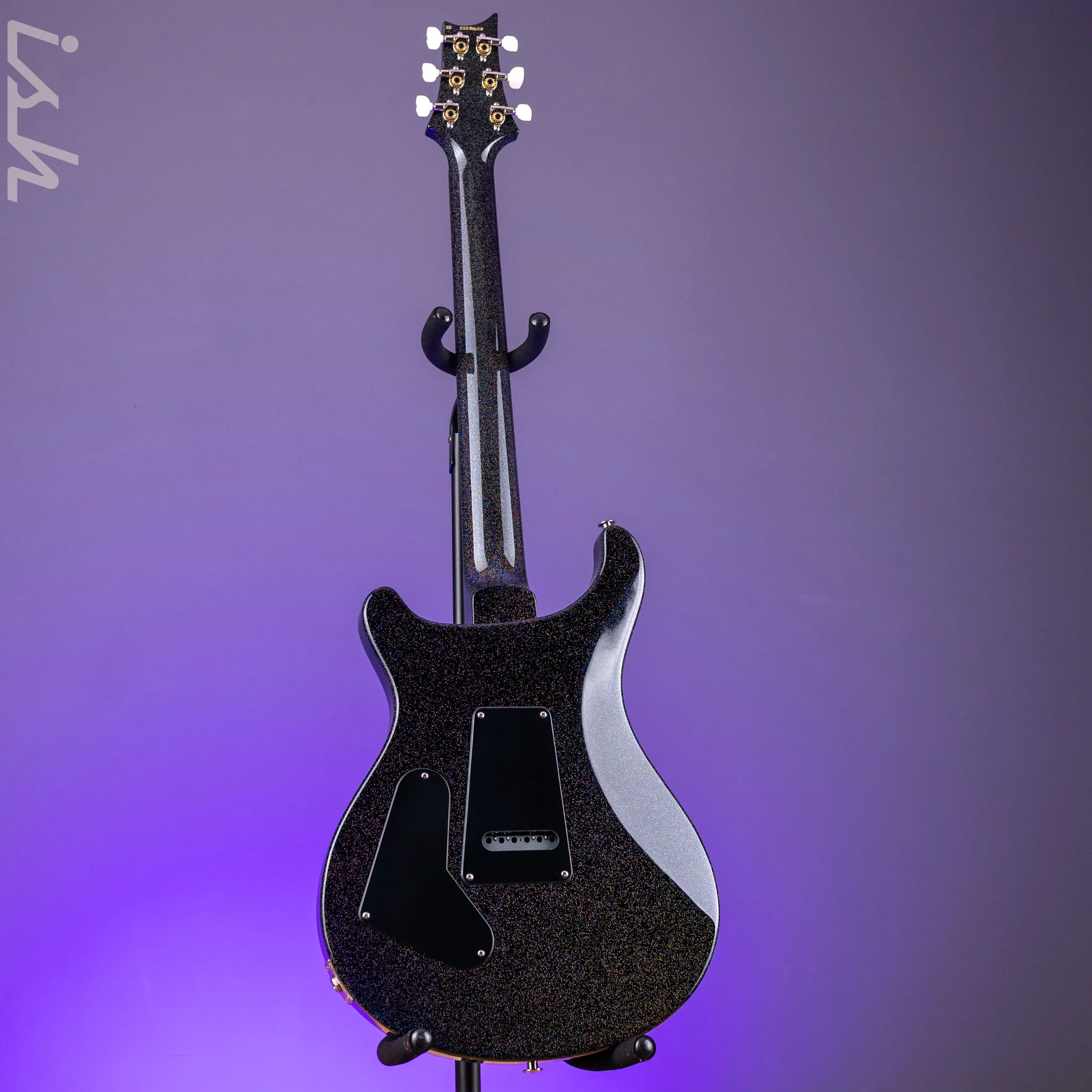 PRS S2 Custom 24-08 Black Rainbow Hollowflake Custom Color - Image 7