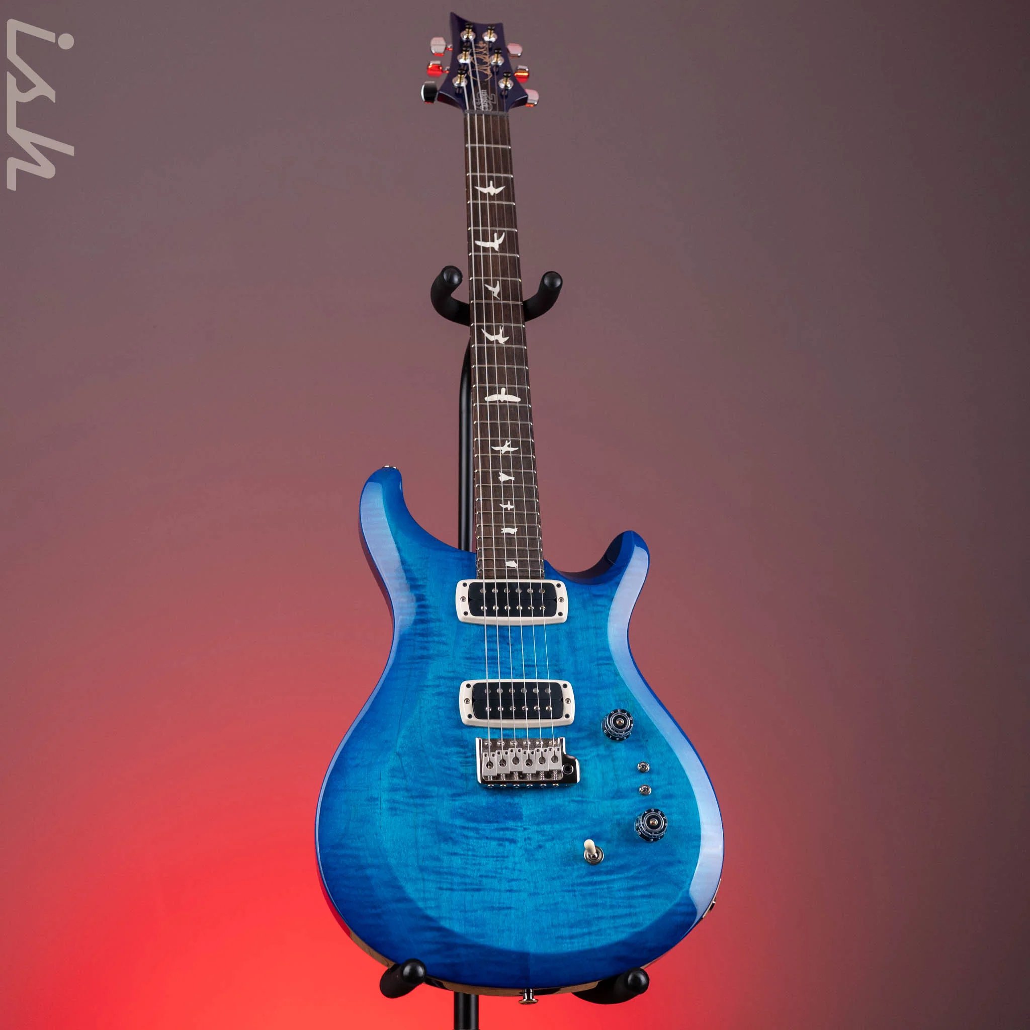 PRS S2 Custom 24-08 Electric Guitar Lake Blue Demo - Image 2