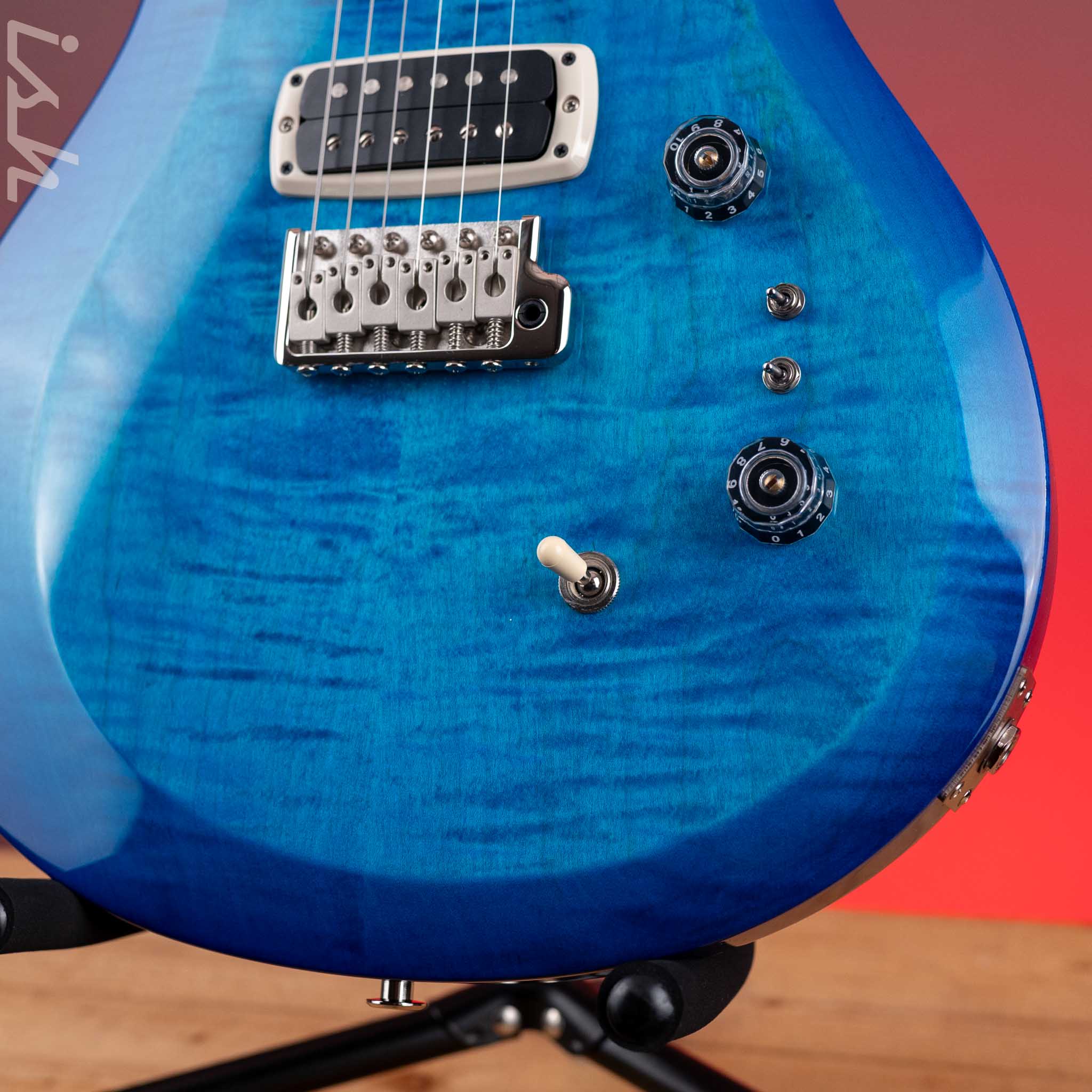PRS S2 Custom 24-08 Electric Guitar Lake Blue Demo - Image 4