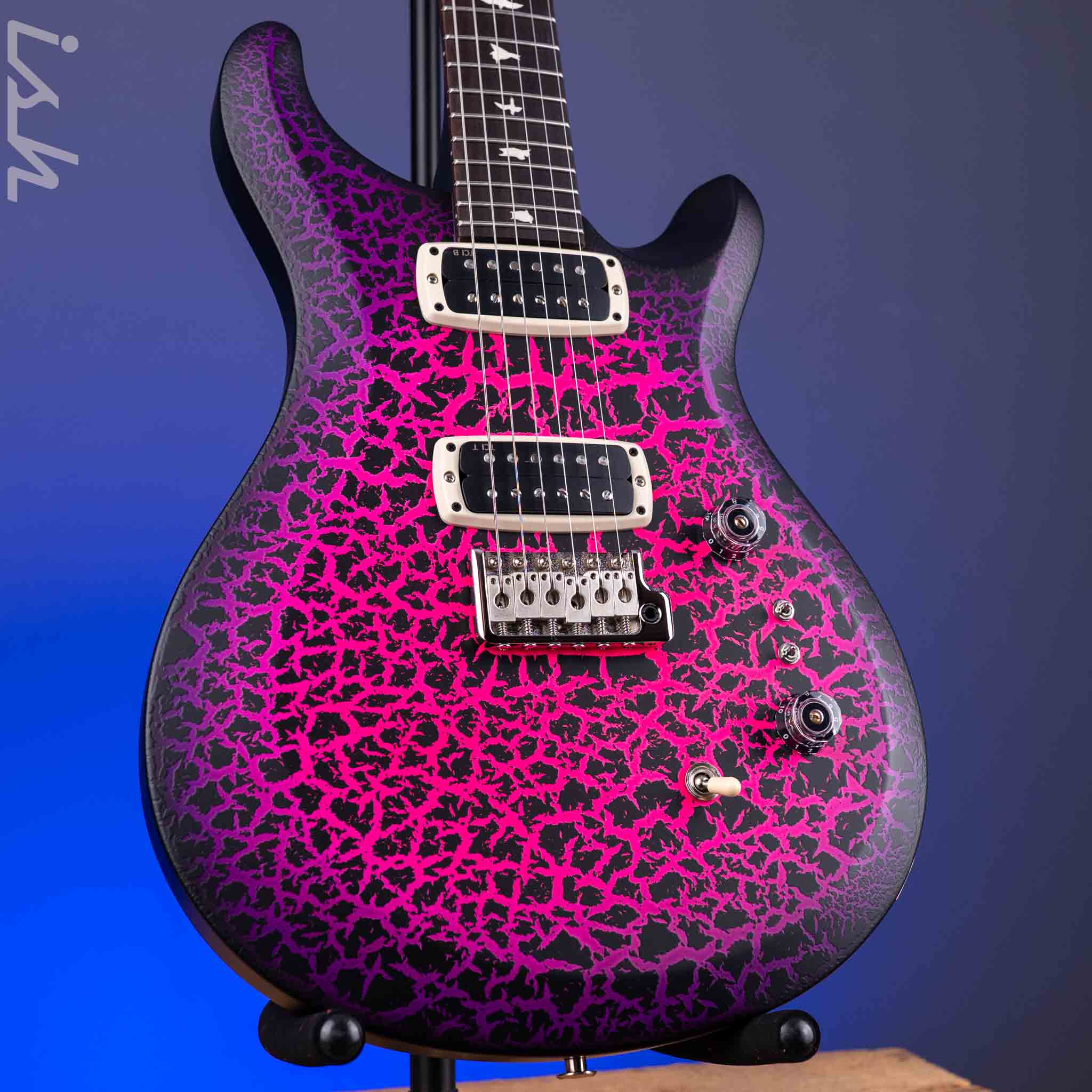 PRS S2 Custom 24-08 Pink Purple Crackle Burst Sprayer's Choice