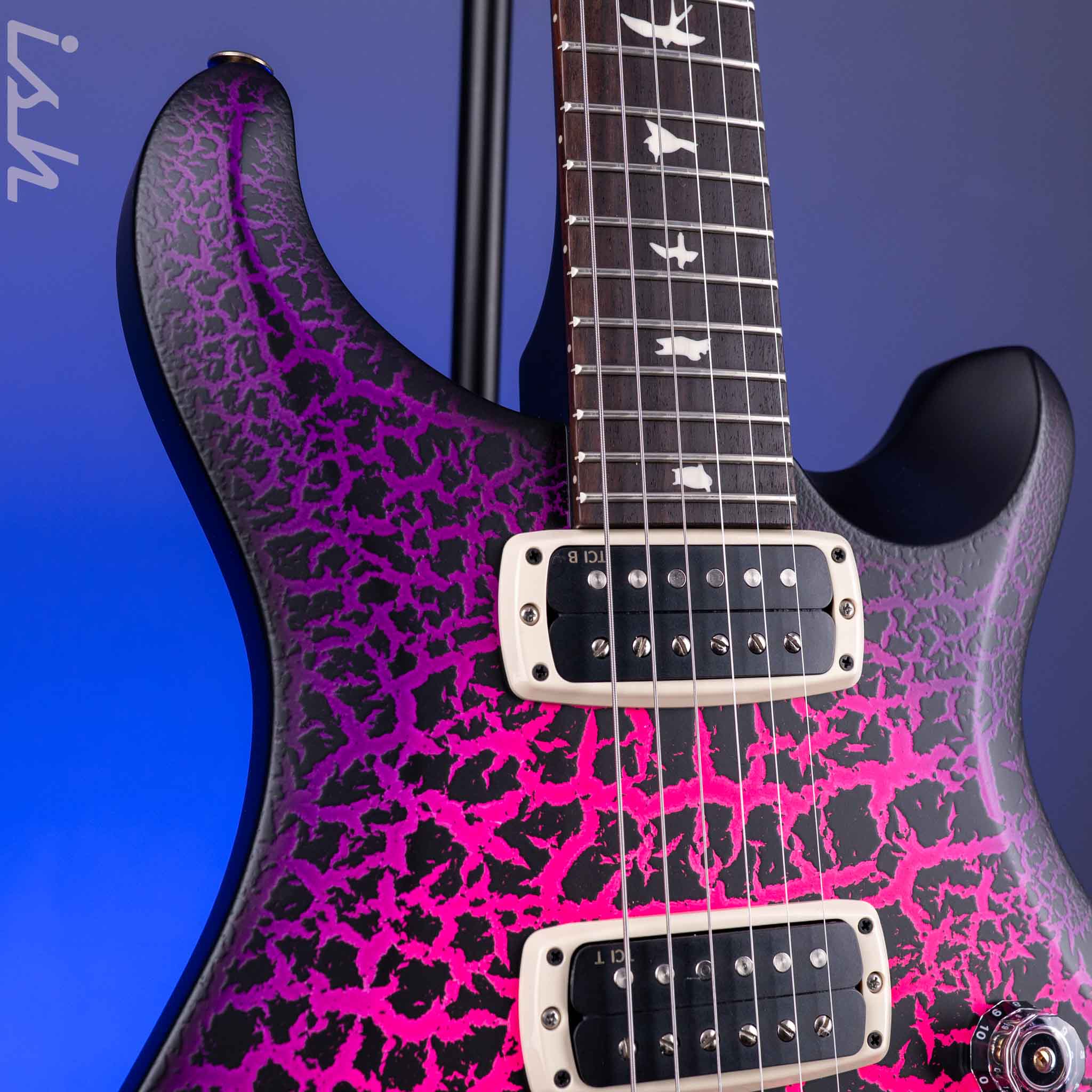 PRS S2 Custom 24-08 Pink Purple Crackle Burst Sprayer's Choice - Image 4