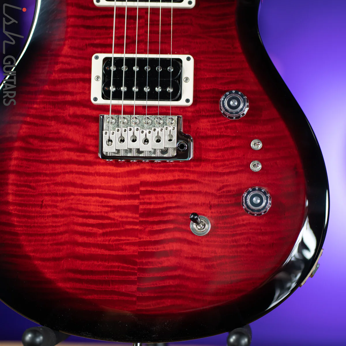 PRS S2 Custom 24 35th Anniversary Scarlet Red Smokewrap - Image 4