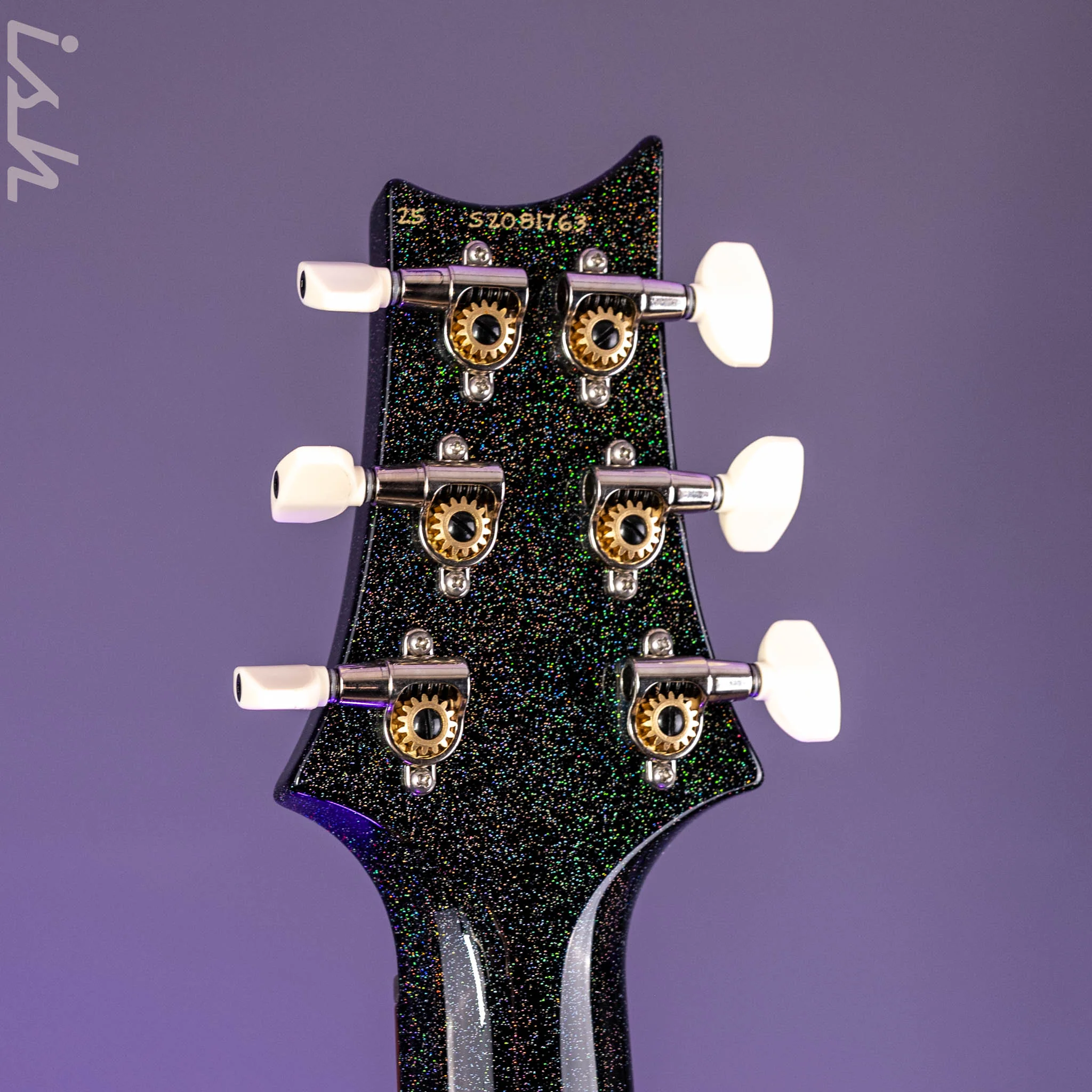 PRS S2 Custom 24 Black Rainbow Hollowflake Custom Color - Image 11