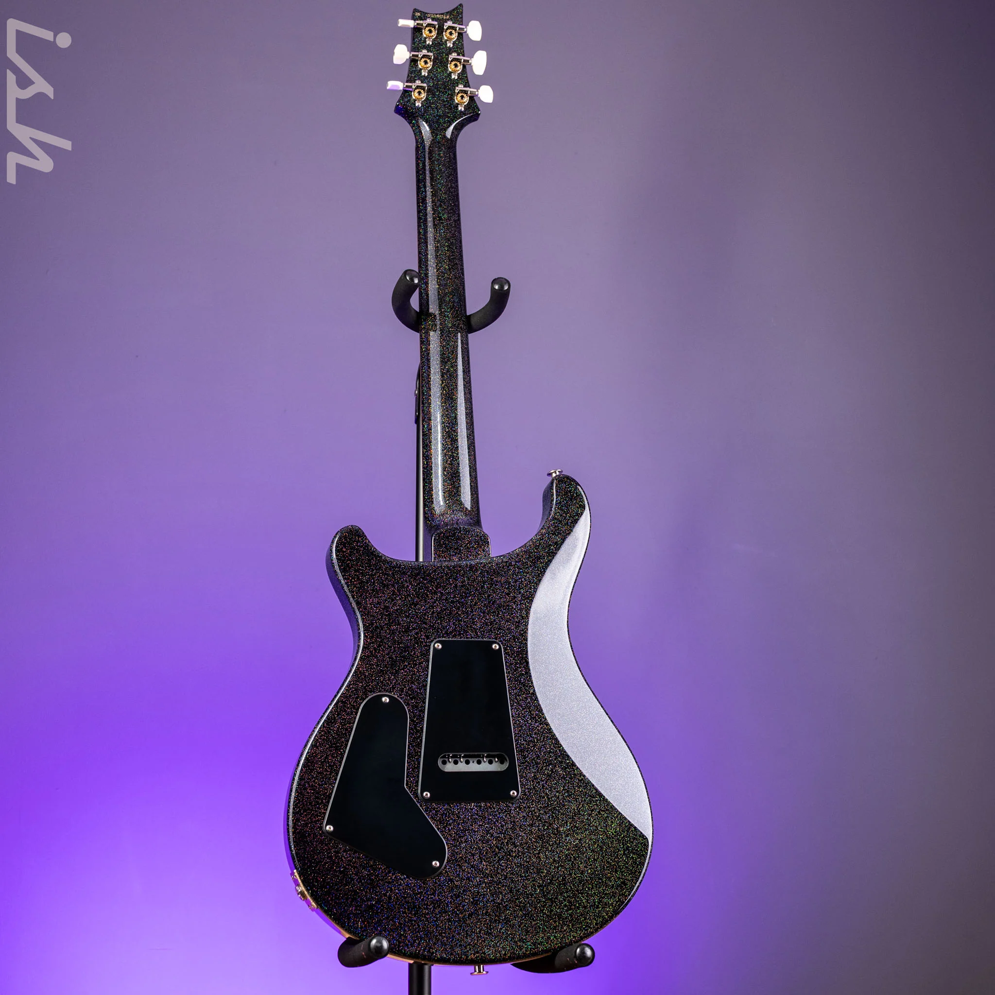 PRS S2 Custom 24 Black Rainbow Hollowflake Custom Color - Image 7
