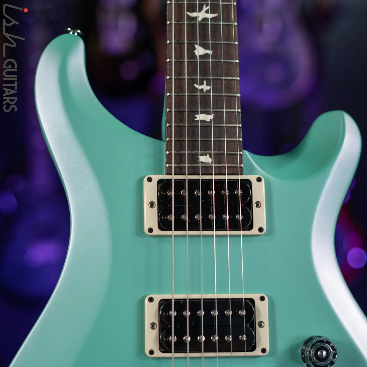 PRS S2 Custom 24 Custom Color Metallic Satin Seafoam Green Demo - Image 3