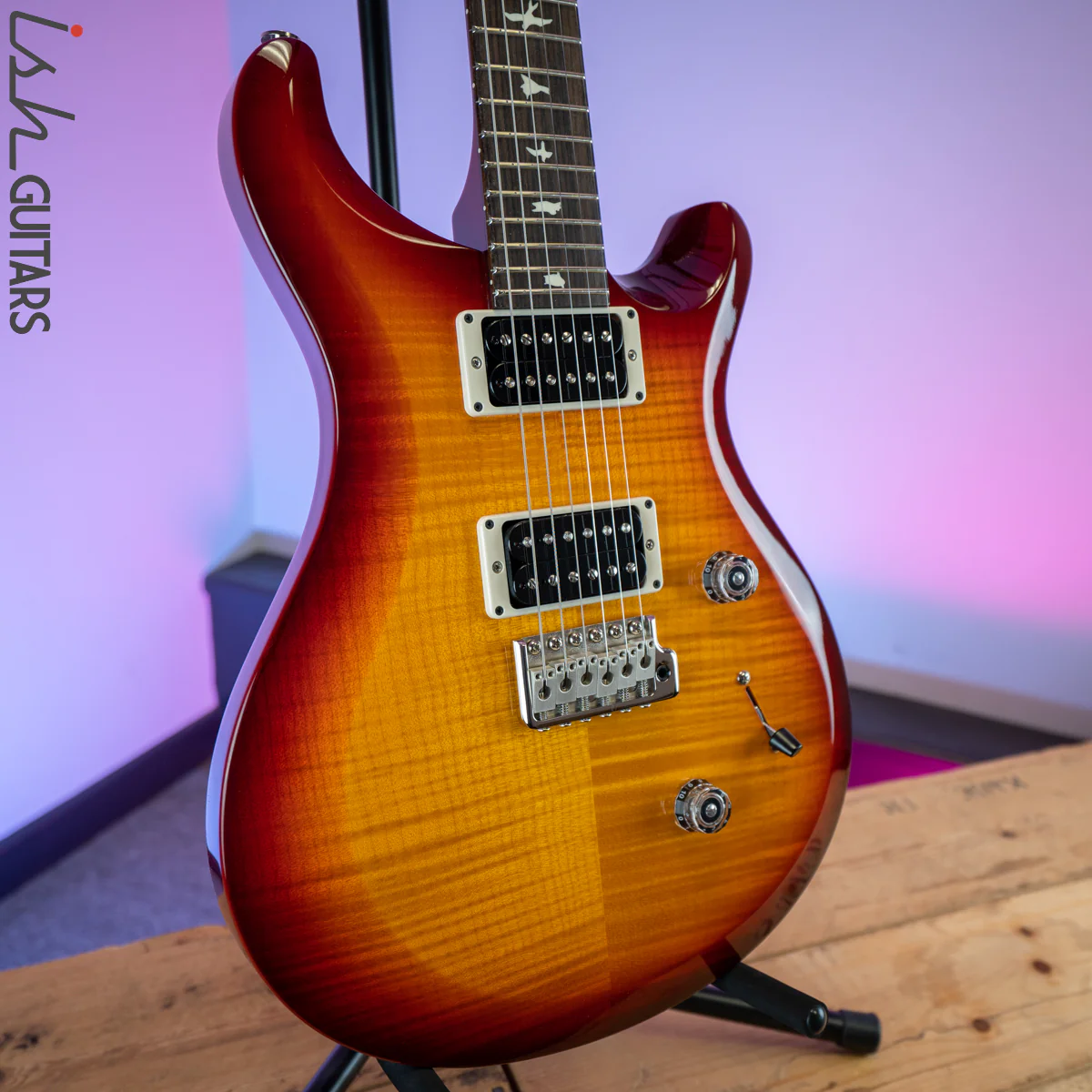 2020 PRS S2 Custom 24 Dark Cherry Sunburst Wrap Custom Color - Image 5