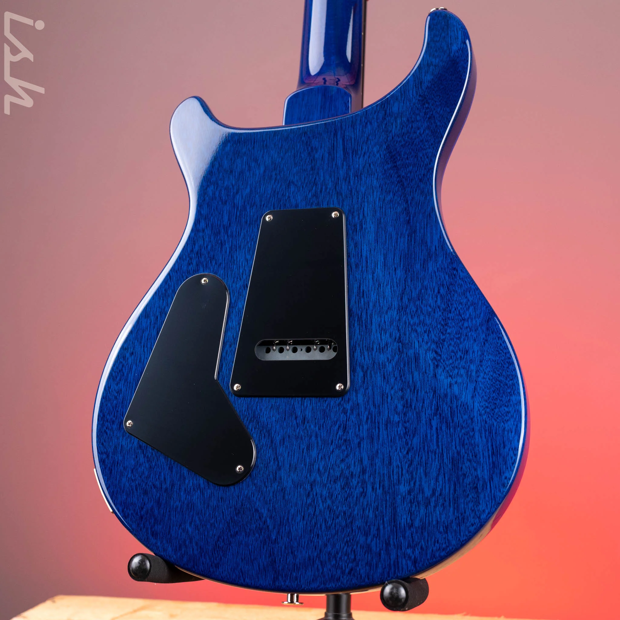 PRS S2 Custom 24 Electric Guitar Faded Gray Black Blue Burst - Image 8