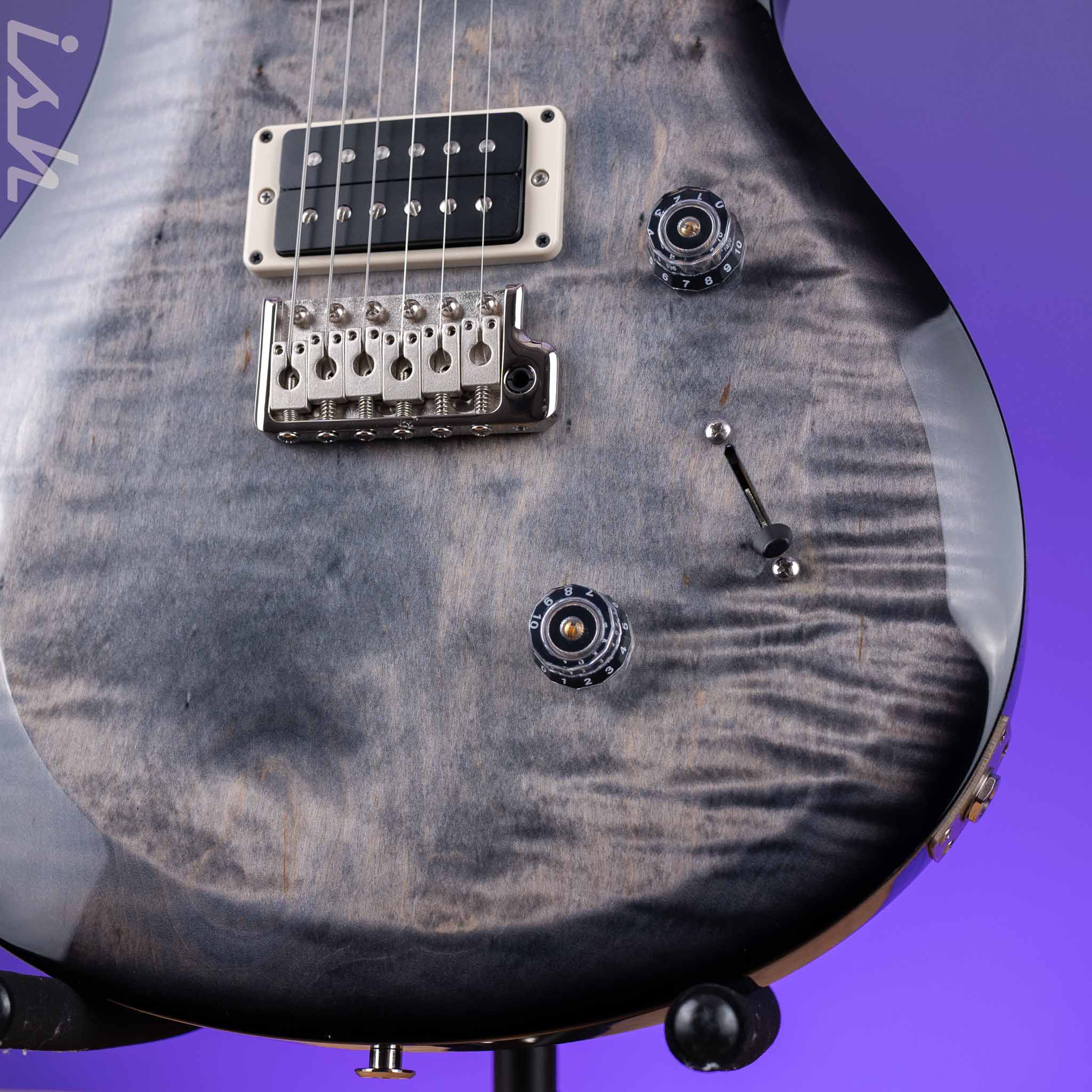 PRS S2 Custom 24 Electric Guitar Faded Gray Black Burst - Image 4