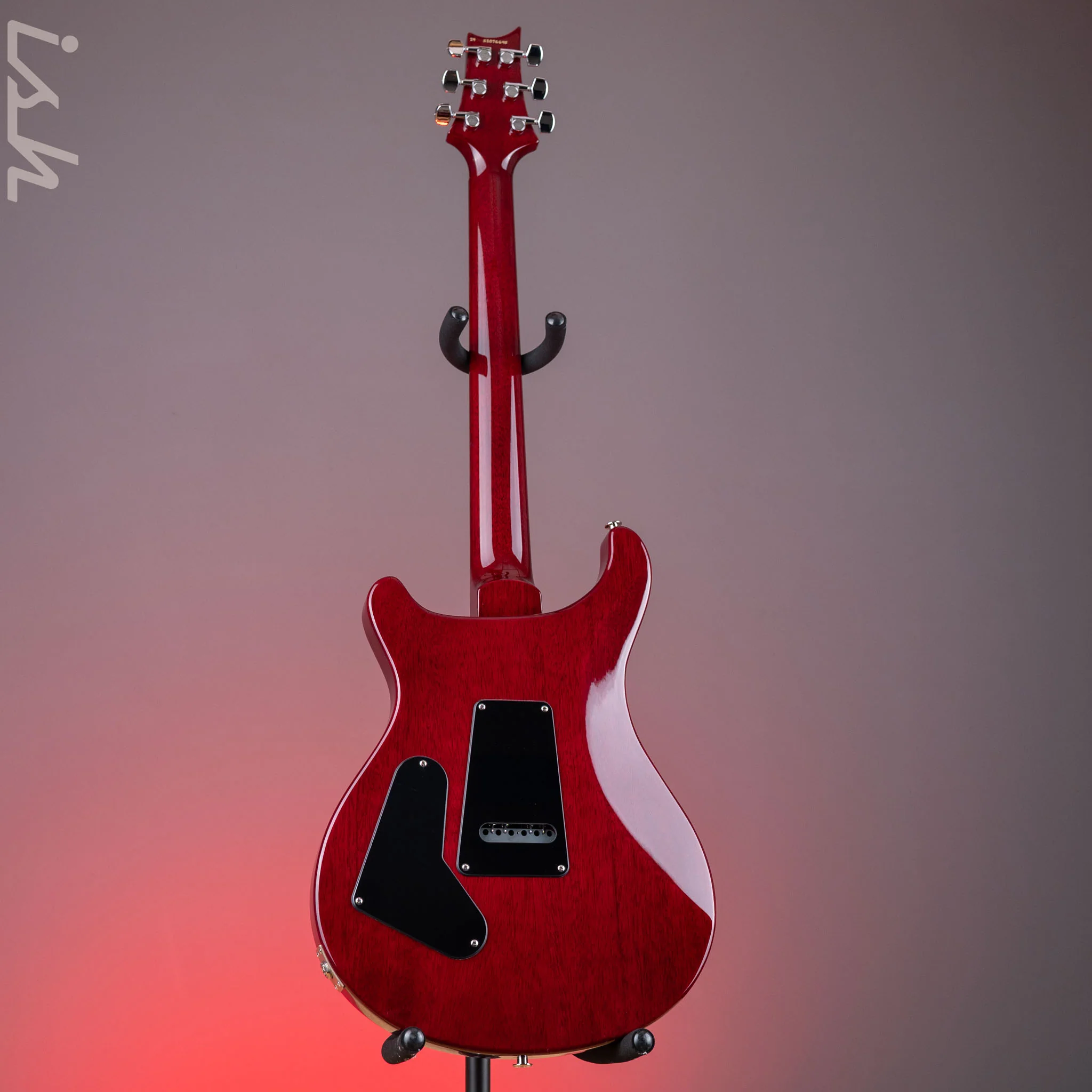 PRS S2 Custom 24 Electric Guitar Faded Gray Black Purple Burst - Image 6