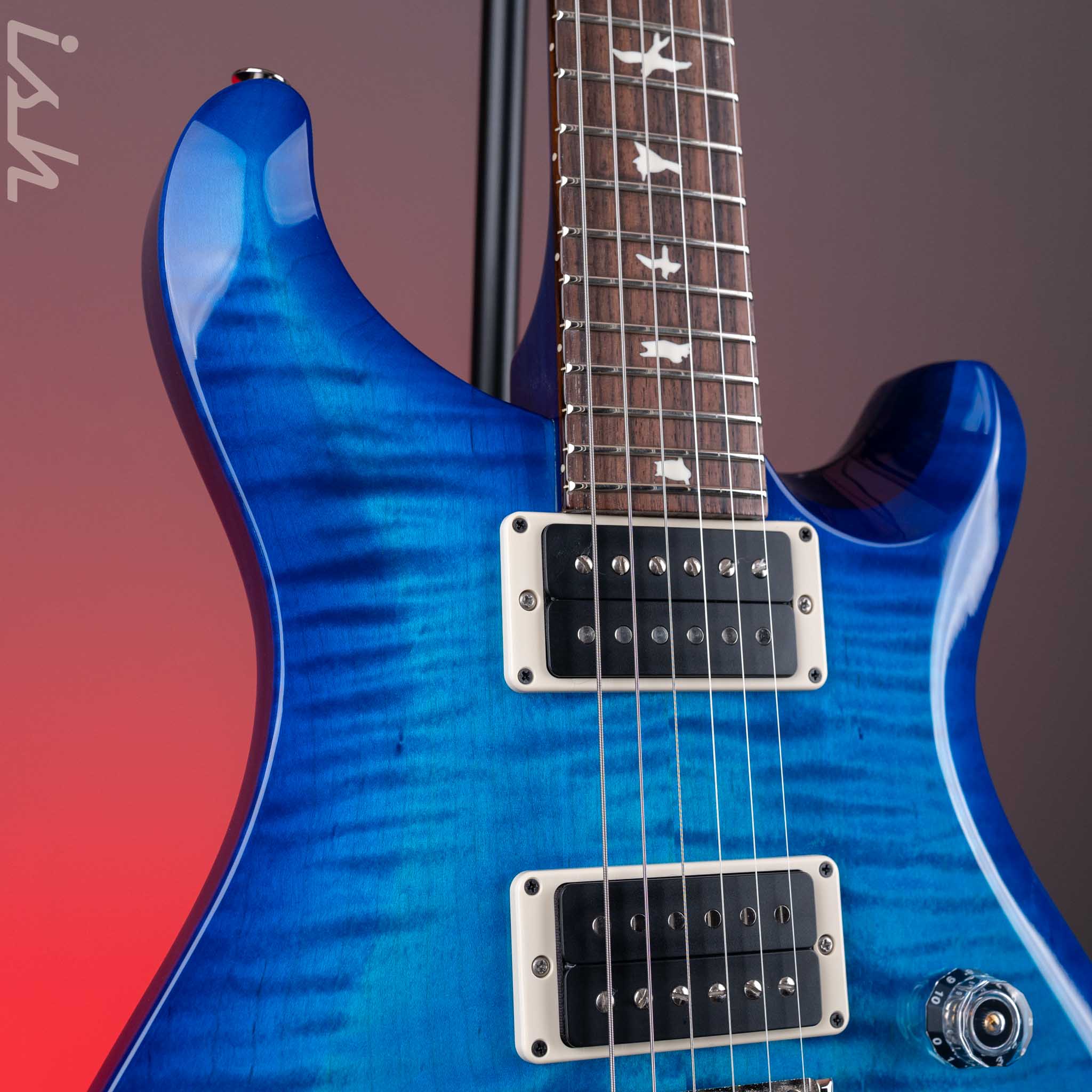 PRS S2 Custom 24 Electric Guitar Lake Blue - Image 3