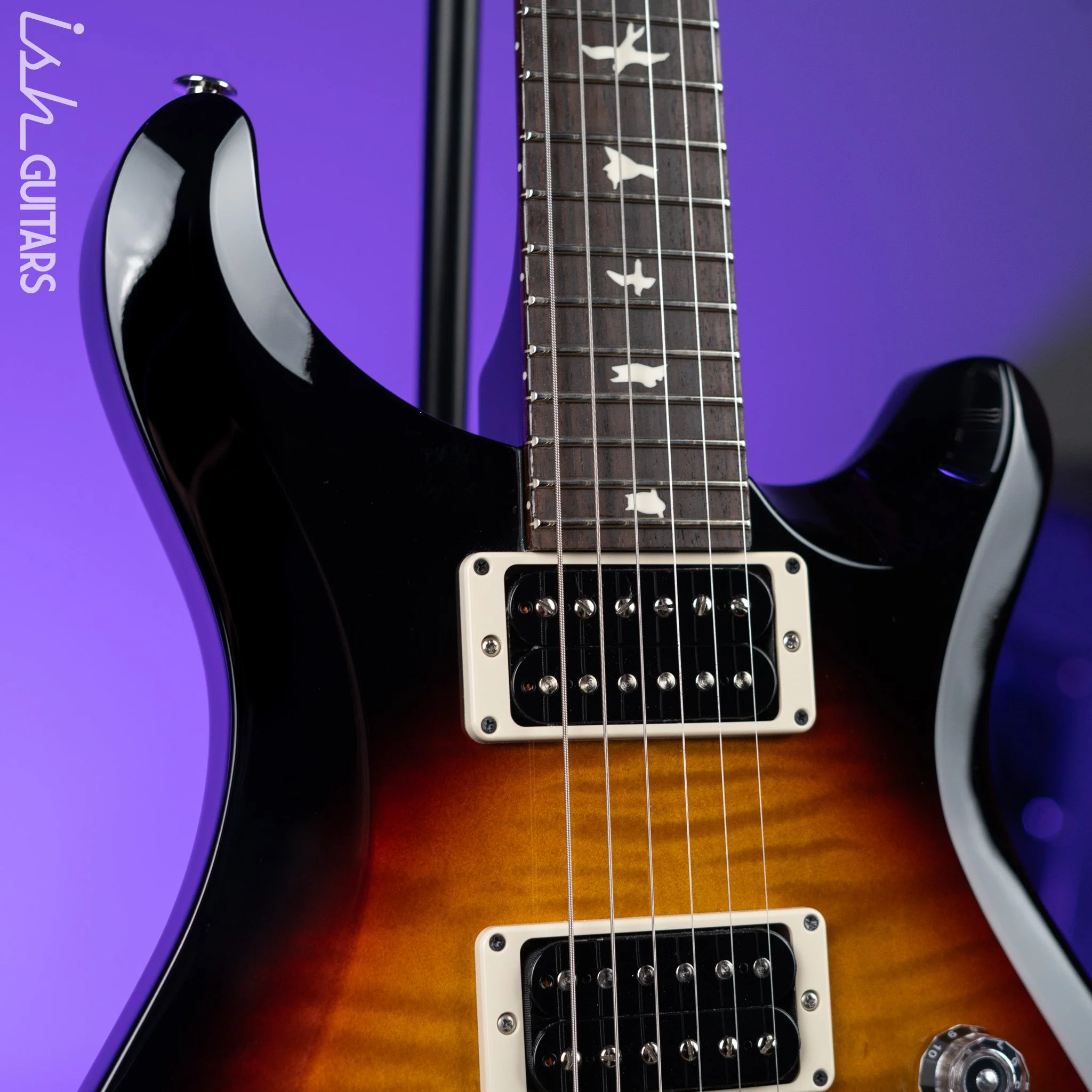 PRS S2 Custom 24 Electric Guitar Tri-Color Wrap Burst - Image 3