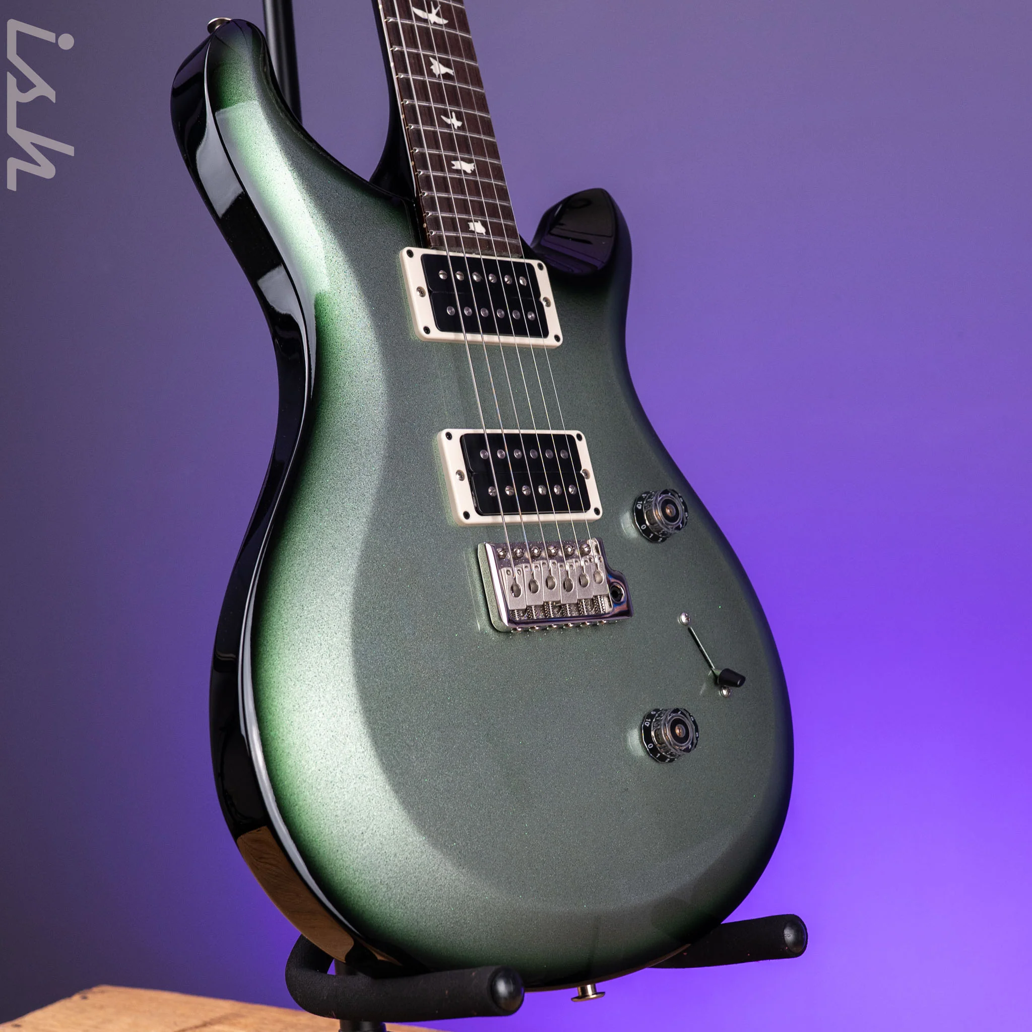 PRS S2 Custom 24 Metallic Sage Green Smokeburst - Image 3