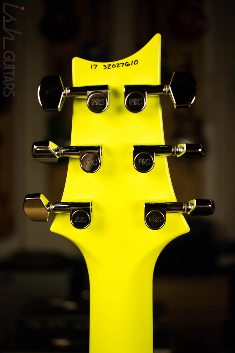 PRS S2 Singlecut Custom Color Neon Yellow - Image 10