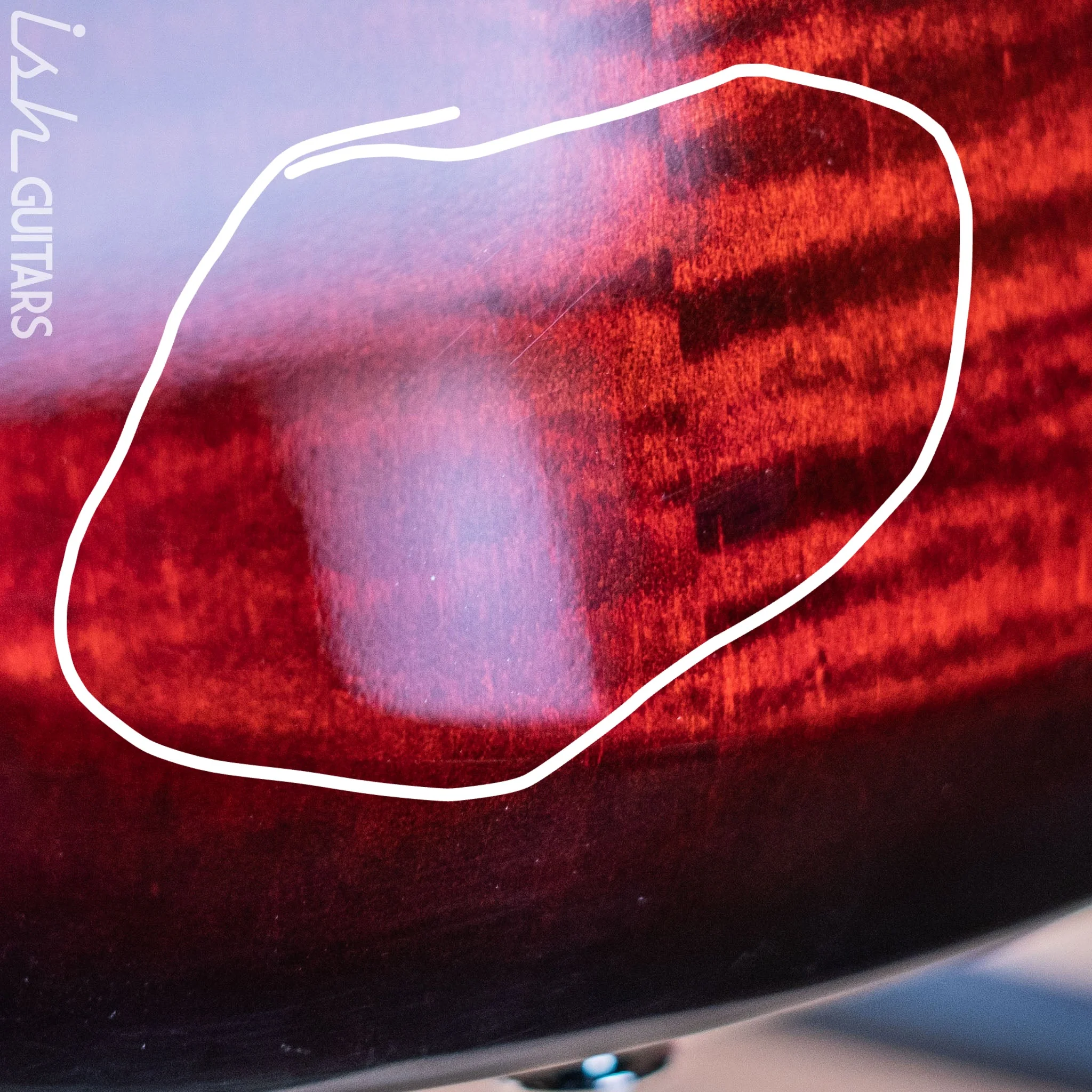 PRS S2 McCarty 594 Electric Guitar Fire Red Smoke Wrap Demo - Image 14