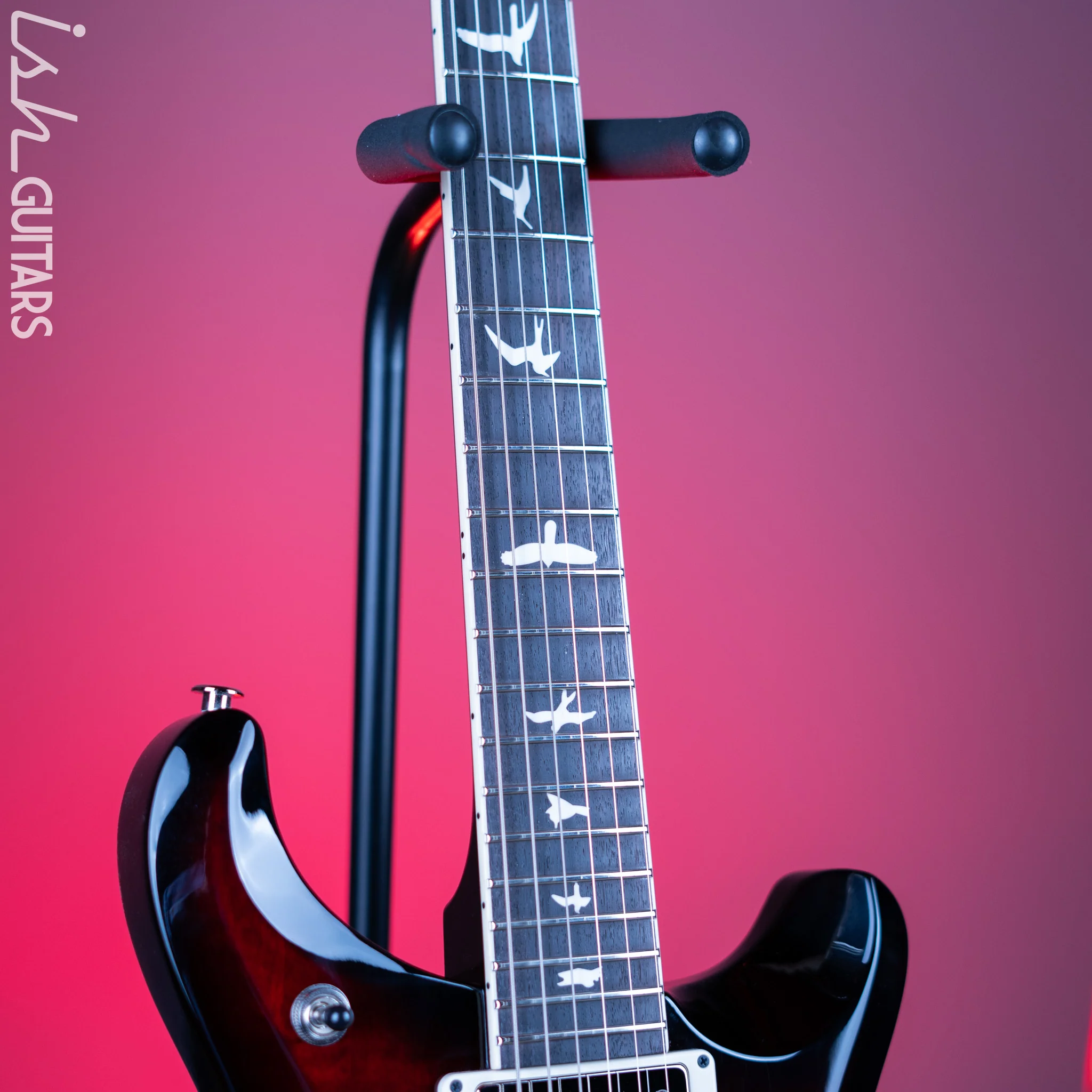 PRS S2 McCarty 594 Electric Guitar Fire Red Smoke Wrap Demo - Image 6