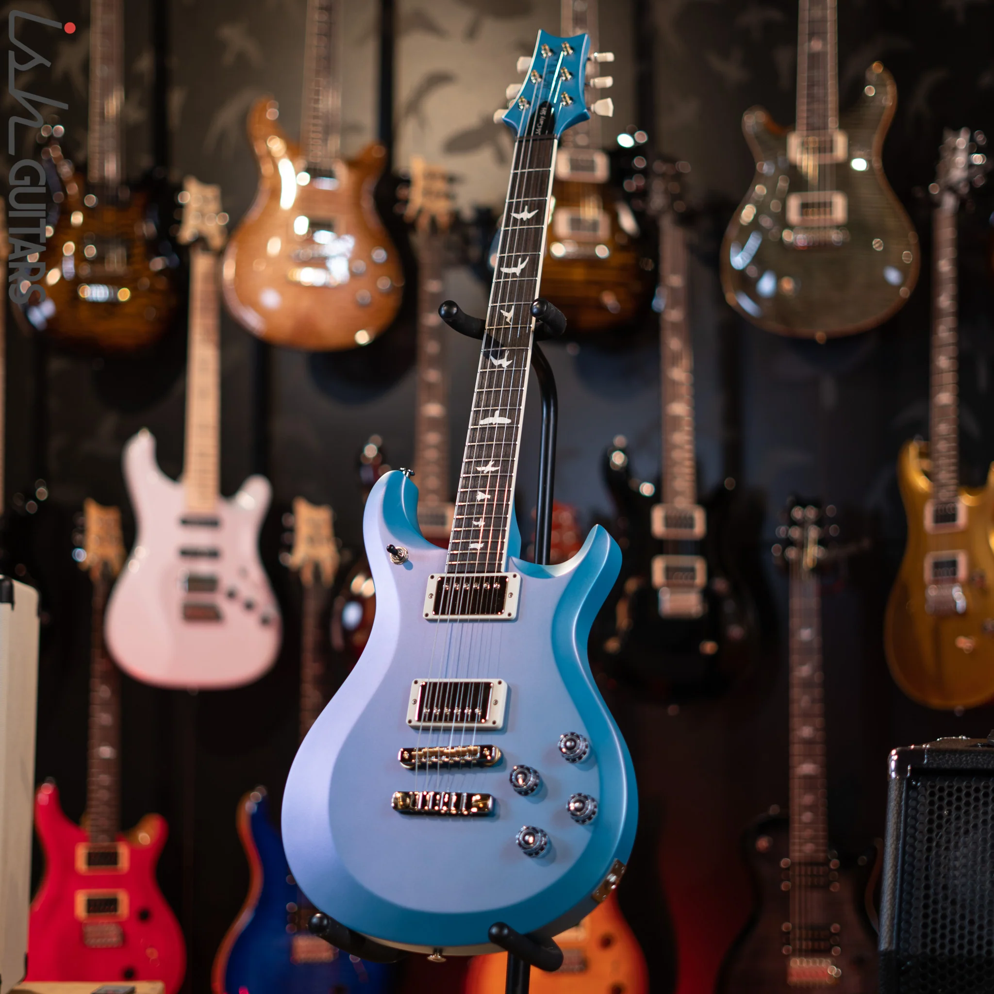 PRS S2 McCarty 594 Electric Guitar Metallic Blue Satin - Image 6