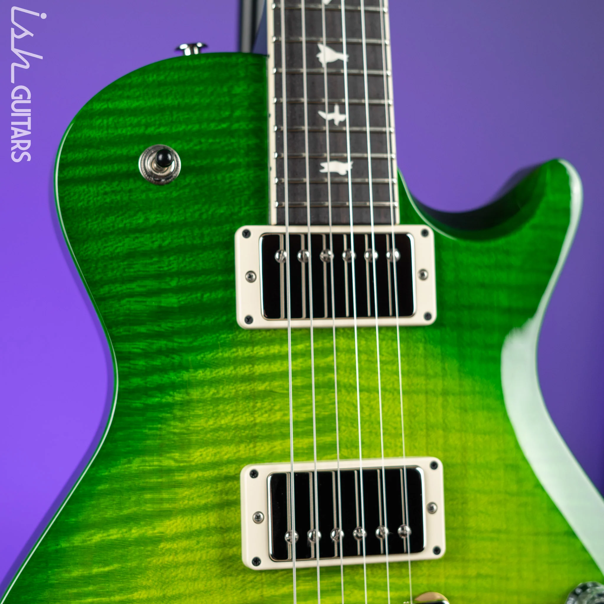 PRS S2 McCarty 594 Singlecut Electric Guitar Eriza Verde - Image 3