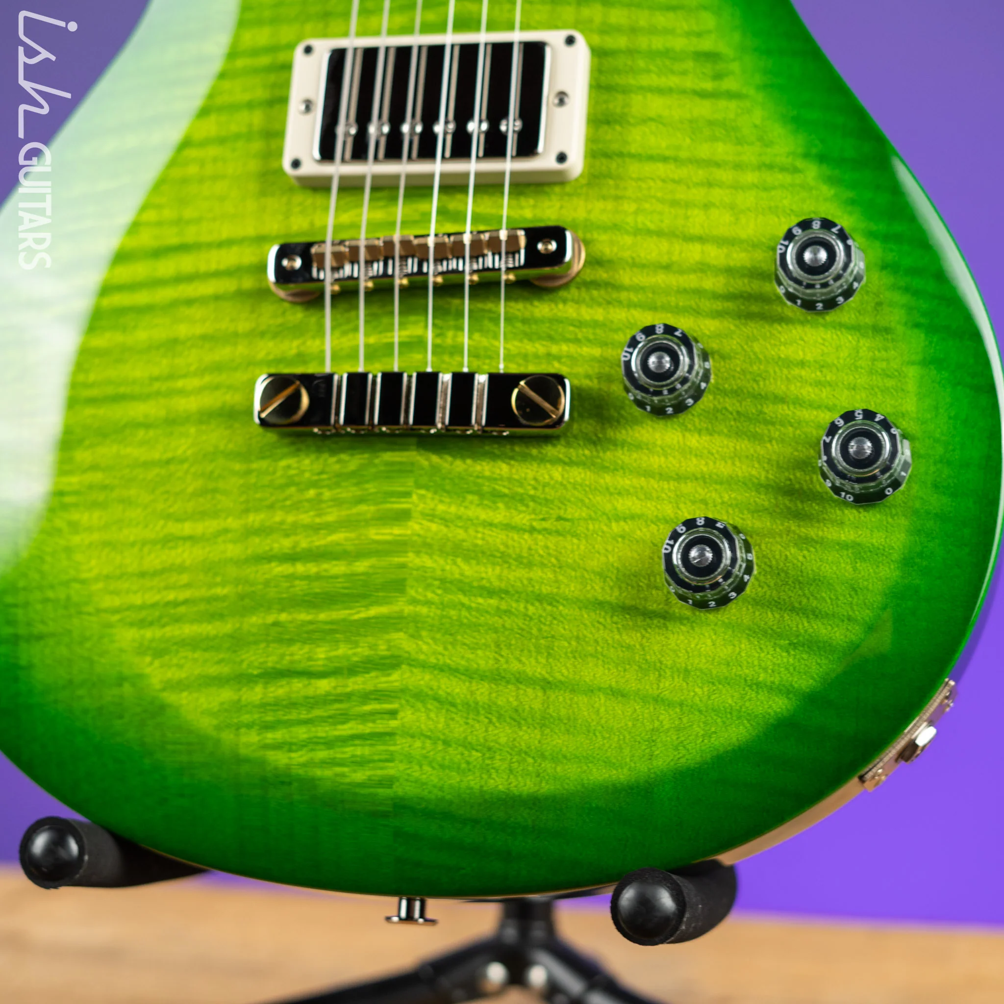 PRS S2 McCarty 594 Singlecut Electric Guitar Eriza Verde - Image 4