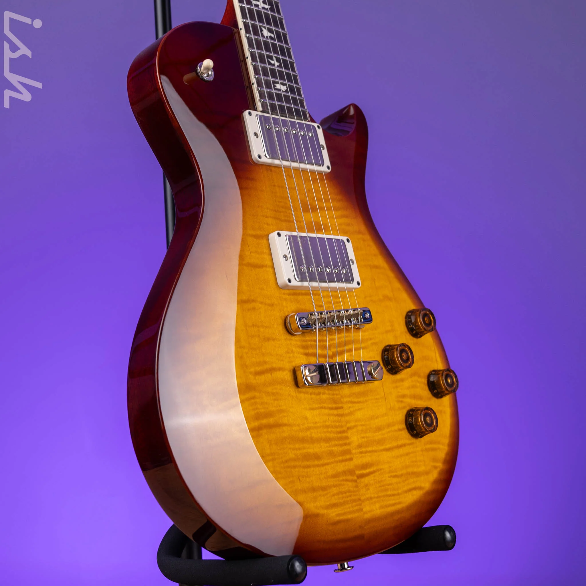 PRS S2 McCarty 594 Singlecut Electric Guitar Honey Gold Burst - Image 3