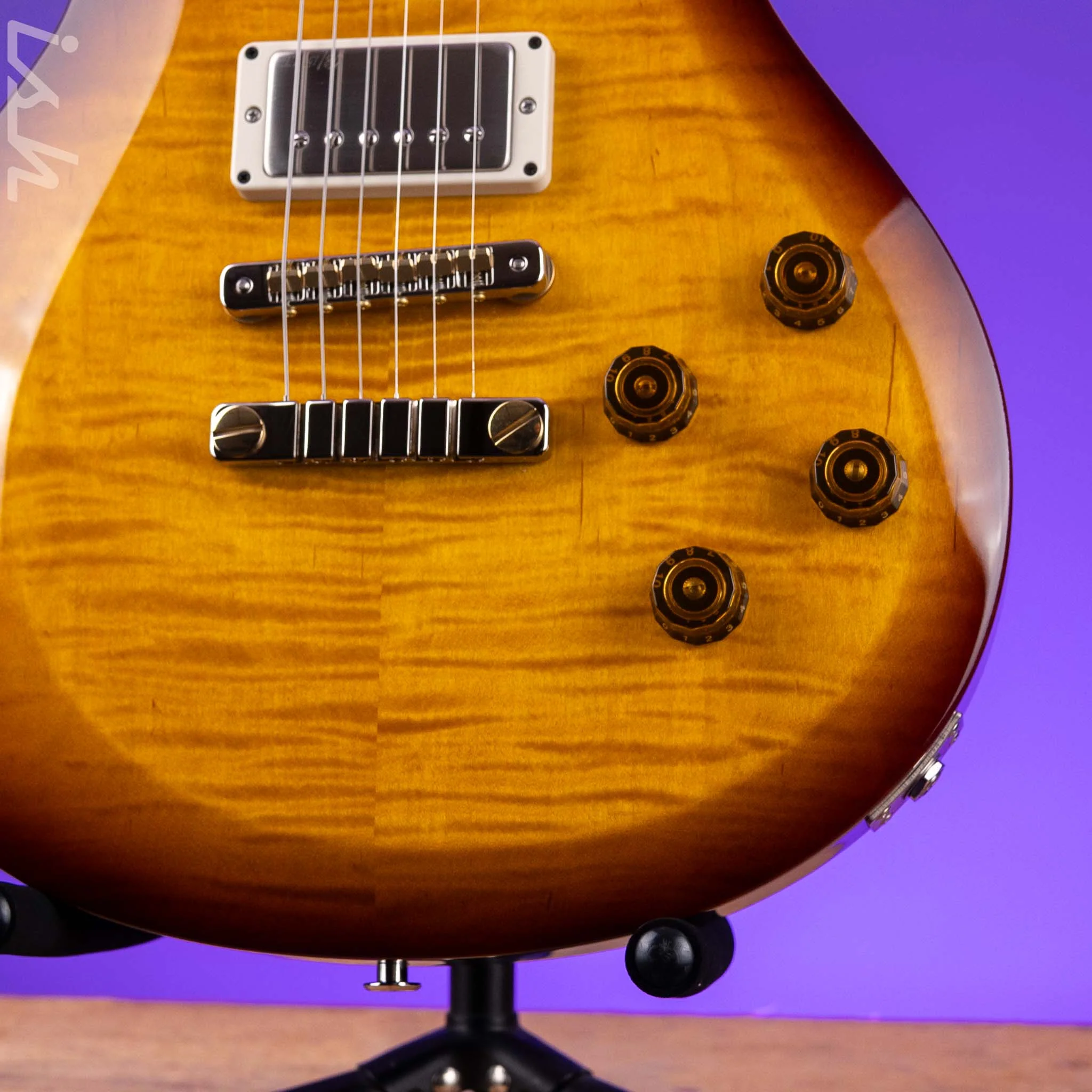PRS S2 McCarty 594 Singlecut Electric Guitar Honey Gold Burst - Image 5