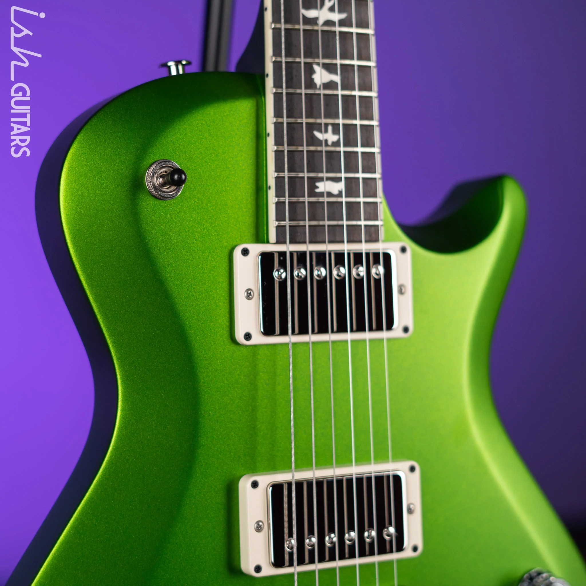 PRS S2 McCarty 594 Singlecut Electric Guitar Jewel Green Metallic - Image 3