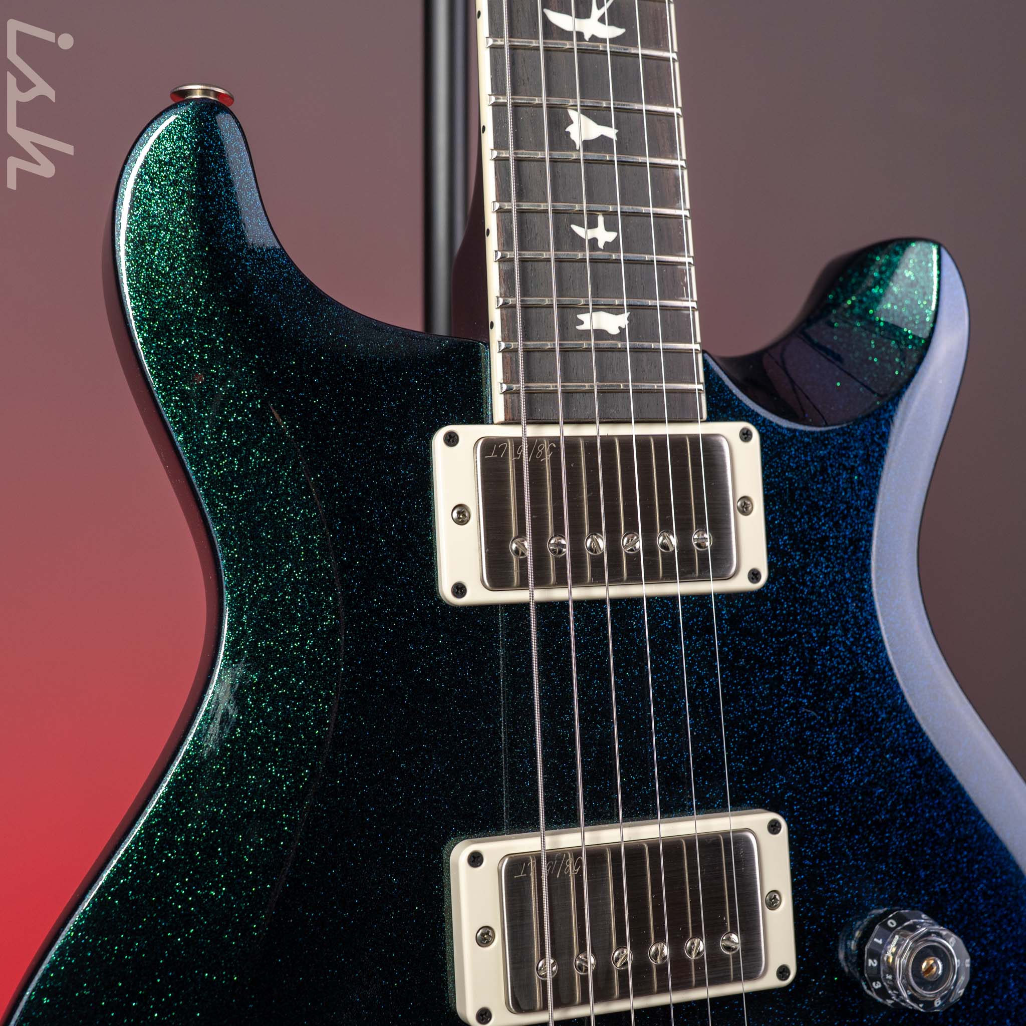 PRS S2 Mira 594 Black Rainbow Holoflake - Image 4