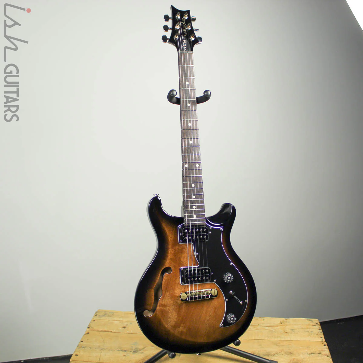 2019 PRS S2 Mira Semi-Hollow Amber Smokeburst - Image 2