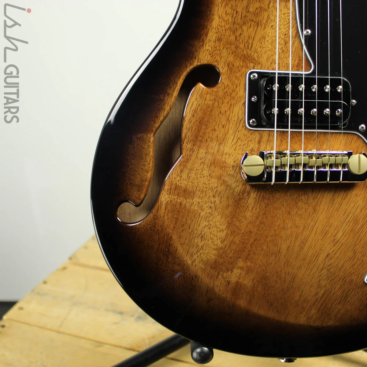 2019 PRS S2 Mira Semi-Hollow Amber Smokeburst - Image 3