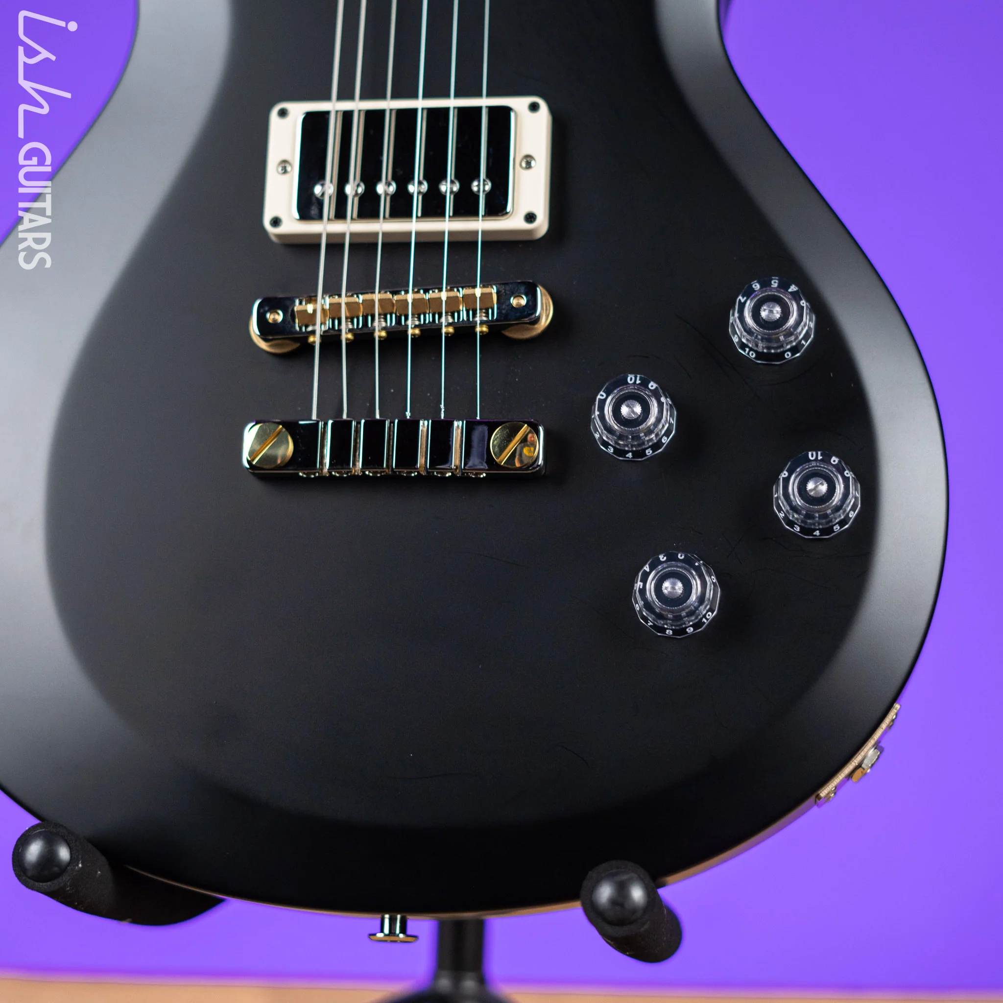 PRS S2 Singlecut McCarty 594 Black Satin Demo - Image 4