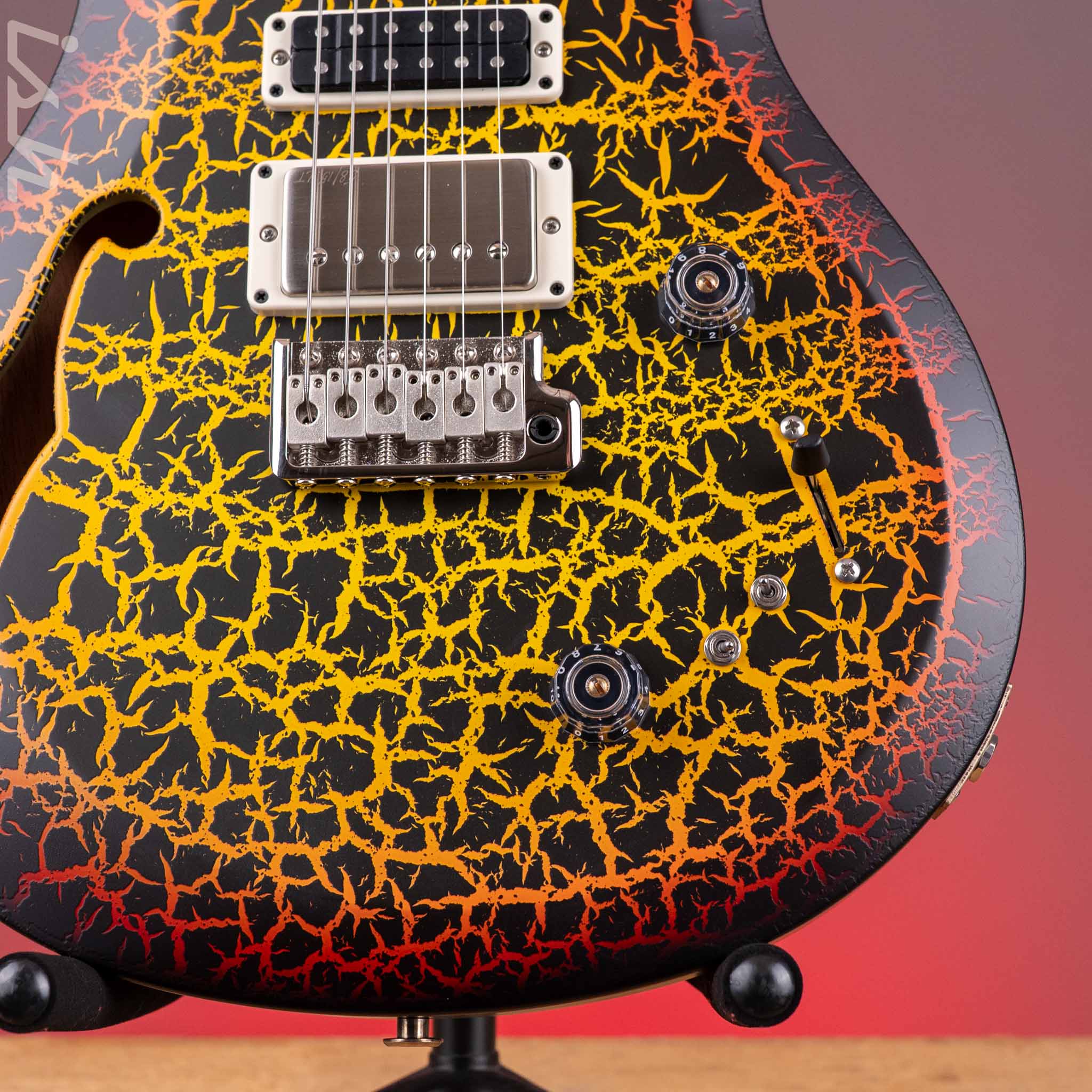 PRS S2 Special Semi-Hollow Sunburst Crackle Sprayer’s Choice - Image 5