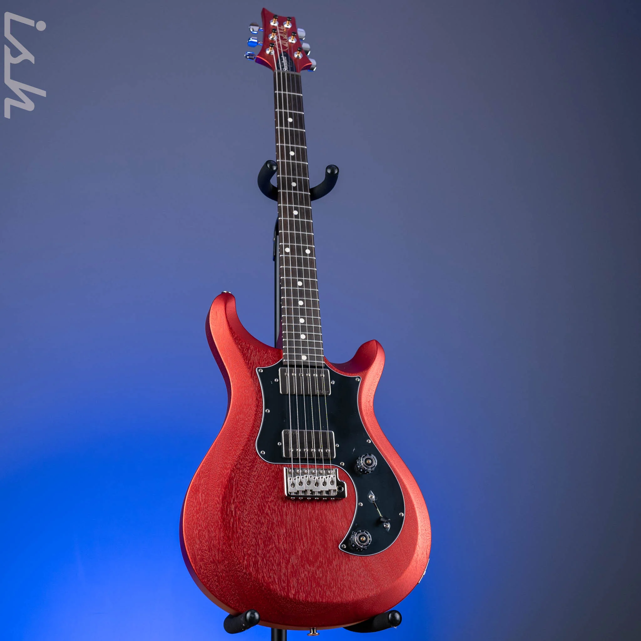 PRS S2 Standard 24 Electric Guitar Satin Red - East Indian Rosewood Fretboard - Image 2