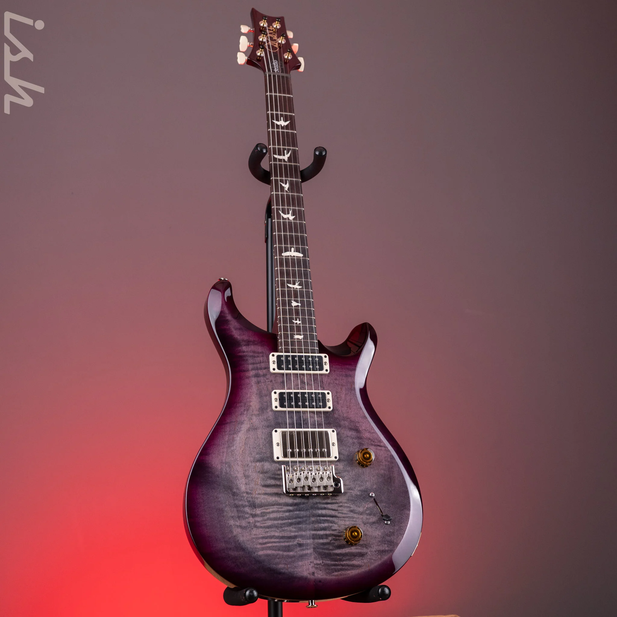 PRS S2 Studio Faded Grey Black Purple Burst - Image 2