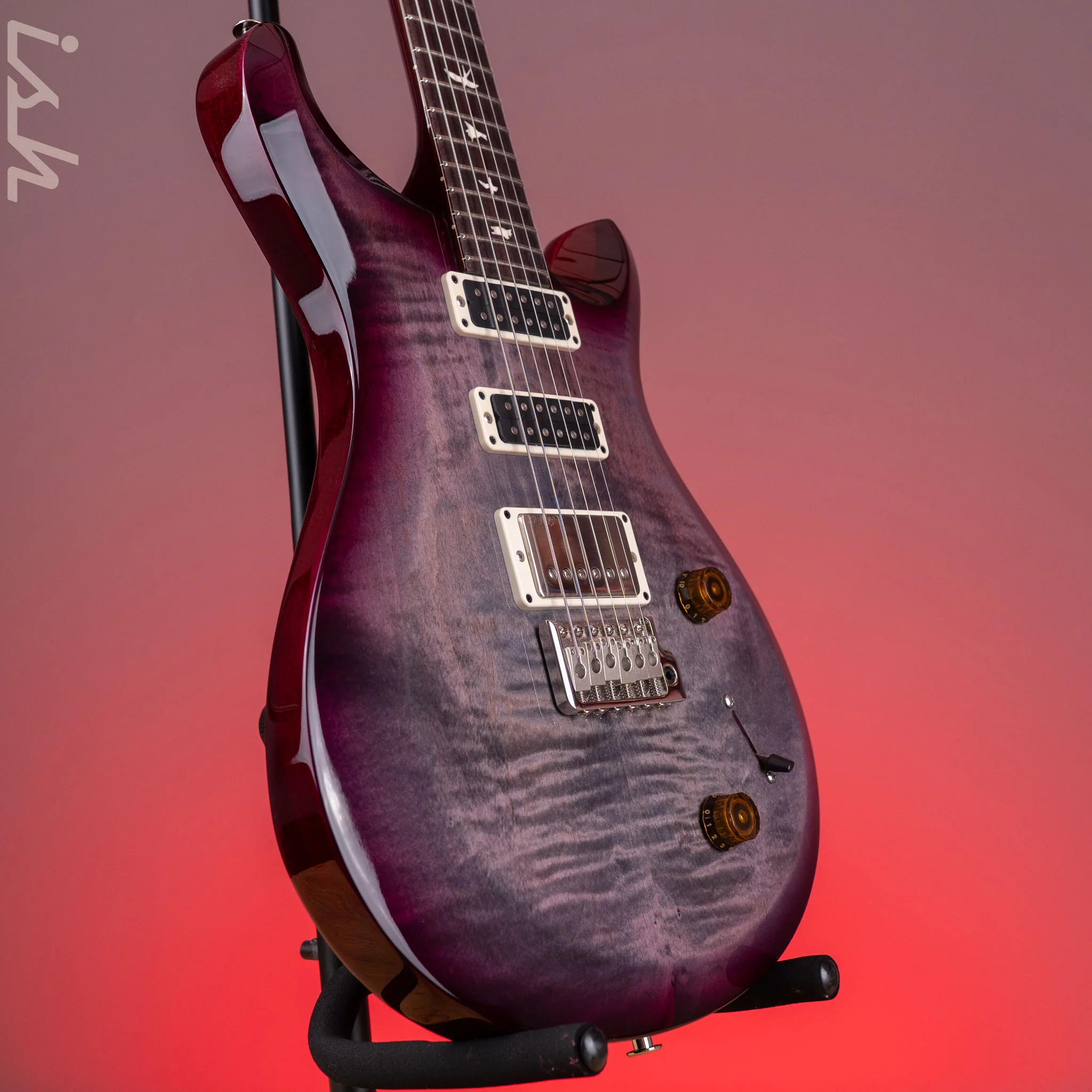 PRS S2 Studio Faded Grey Black Purple Burst - Image 3