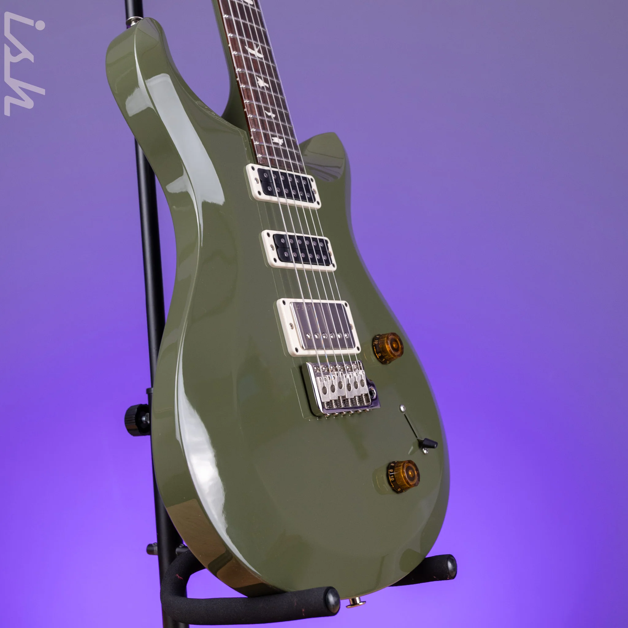 PRS S2 Studio Macha Green Custom Color - Image 3