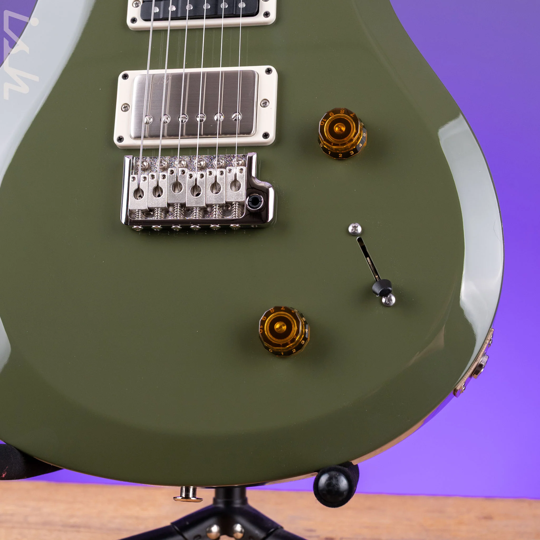 PRS S2 Studio Macha Green Custom Color - Image 5