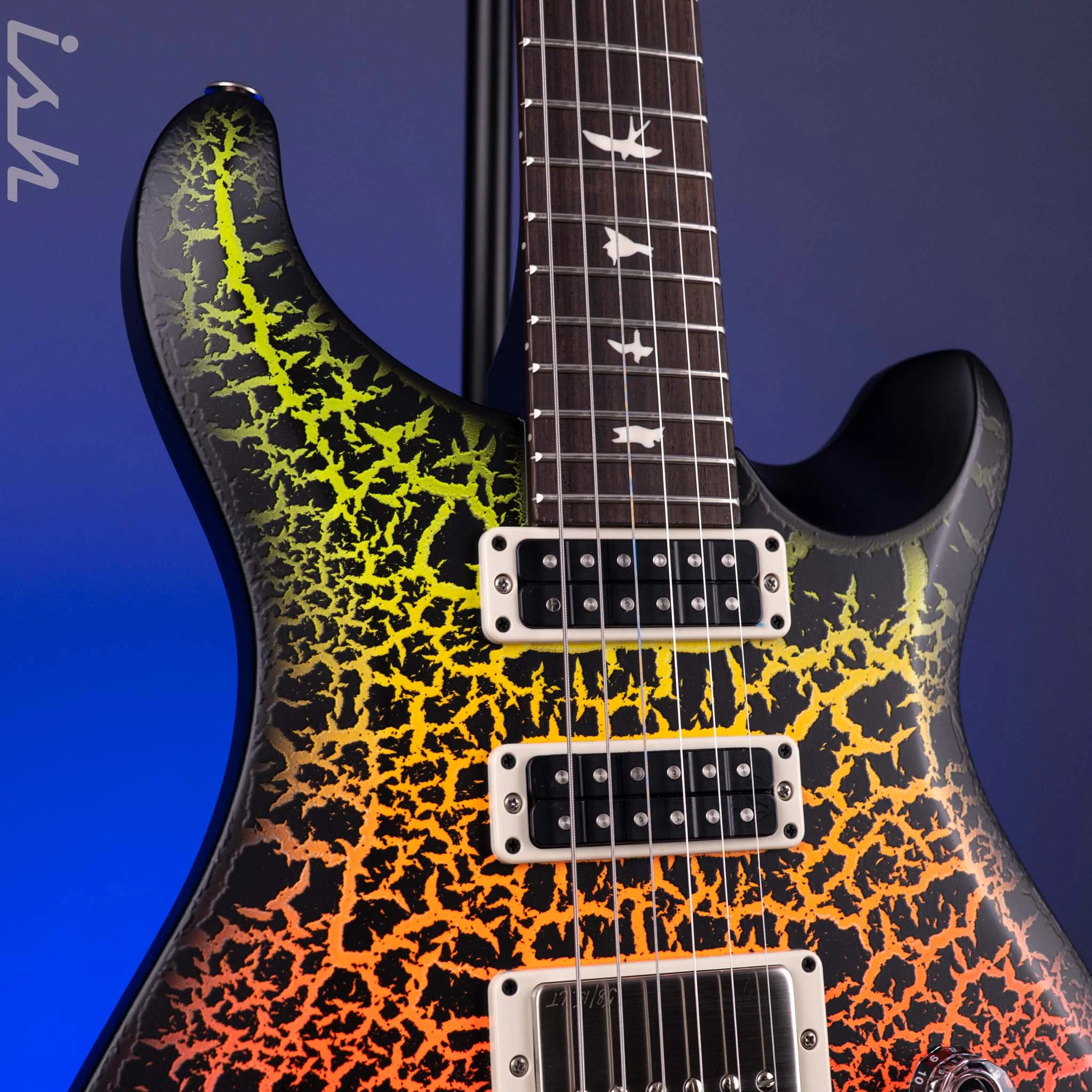 PRS S2 Studio Sunset Candy Fade Crackle w/ Black Satin Neck Sprayer's Choice - Image 4