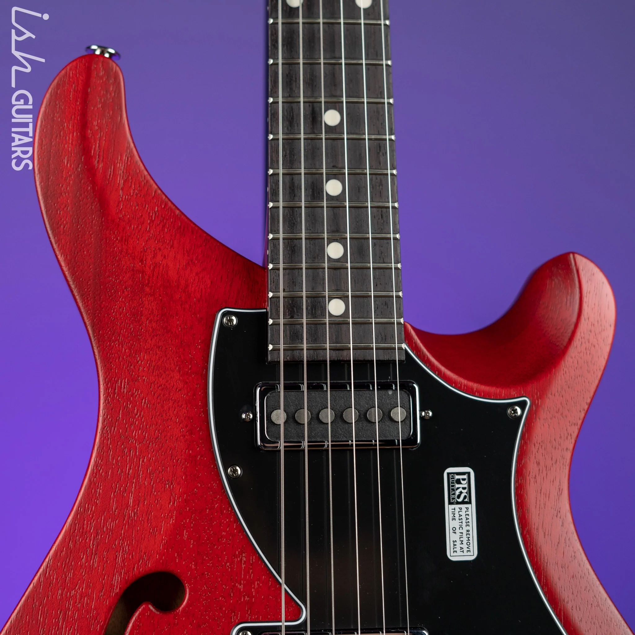 PRS S2 Vela Semi-Hollow Satin Vintage Cherry - Image 3