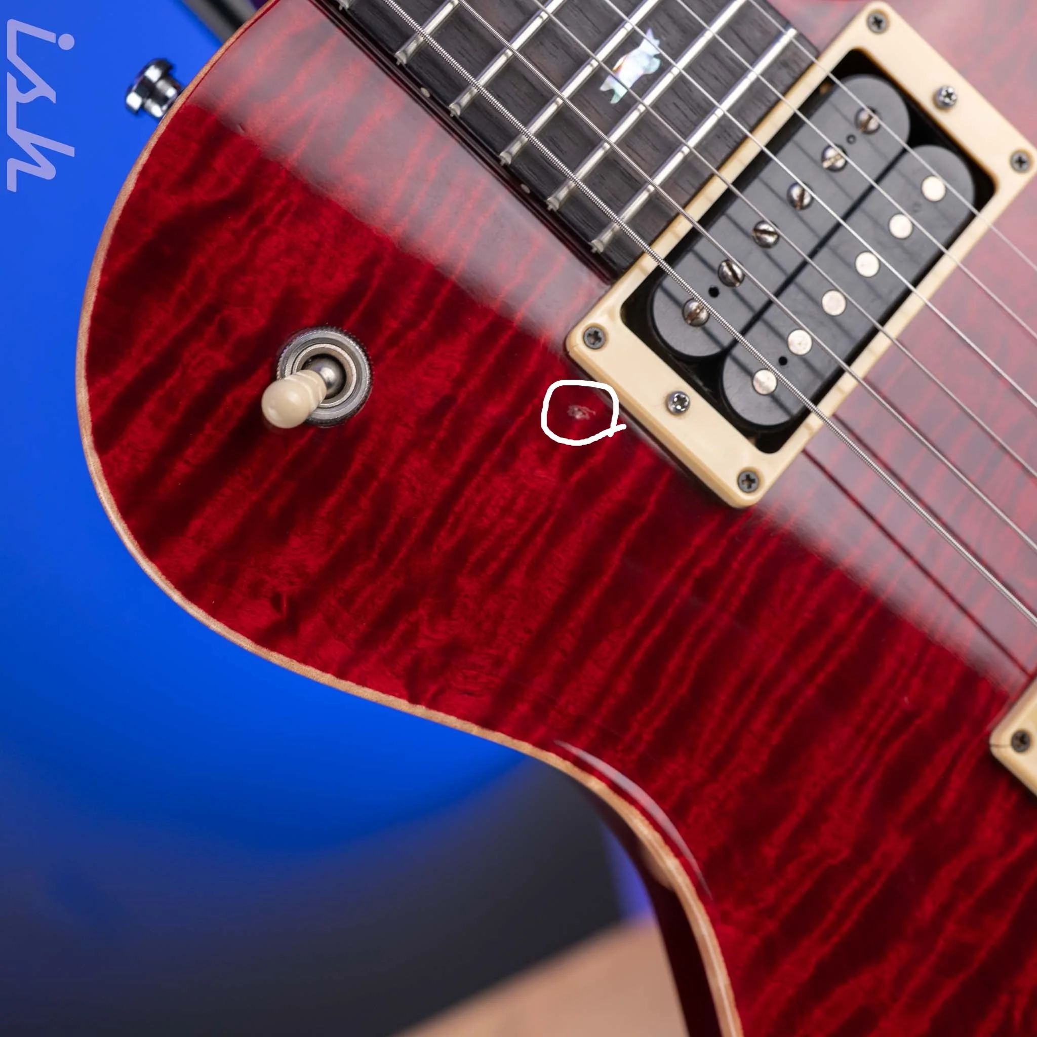 2007 PRS SC250 Electric Guitar Black Cherry - Image 8